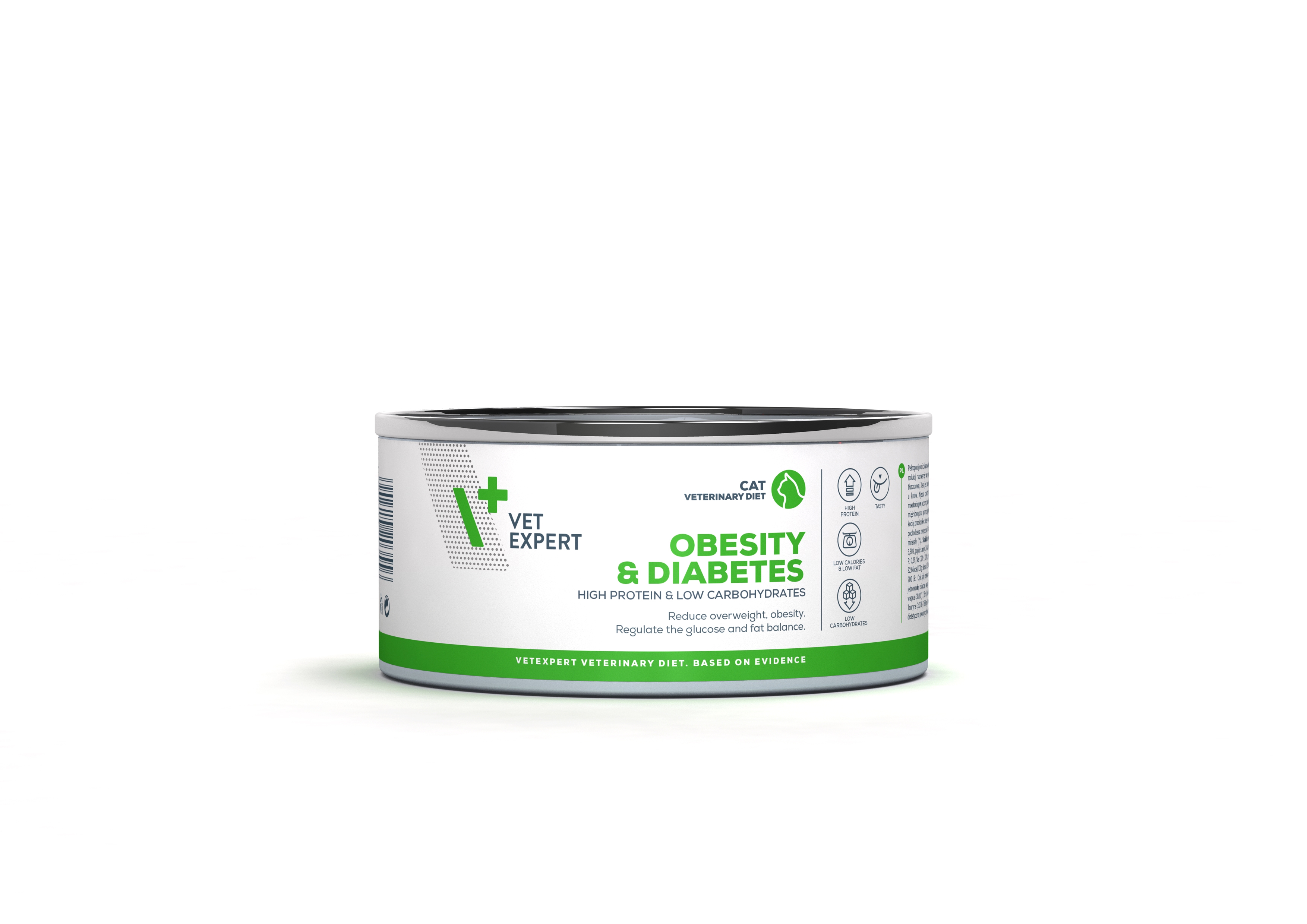 4T VD KAĶU OBESITY &DIABETES KONS 100G - Produkta attēls 