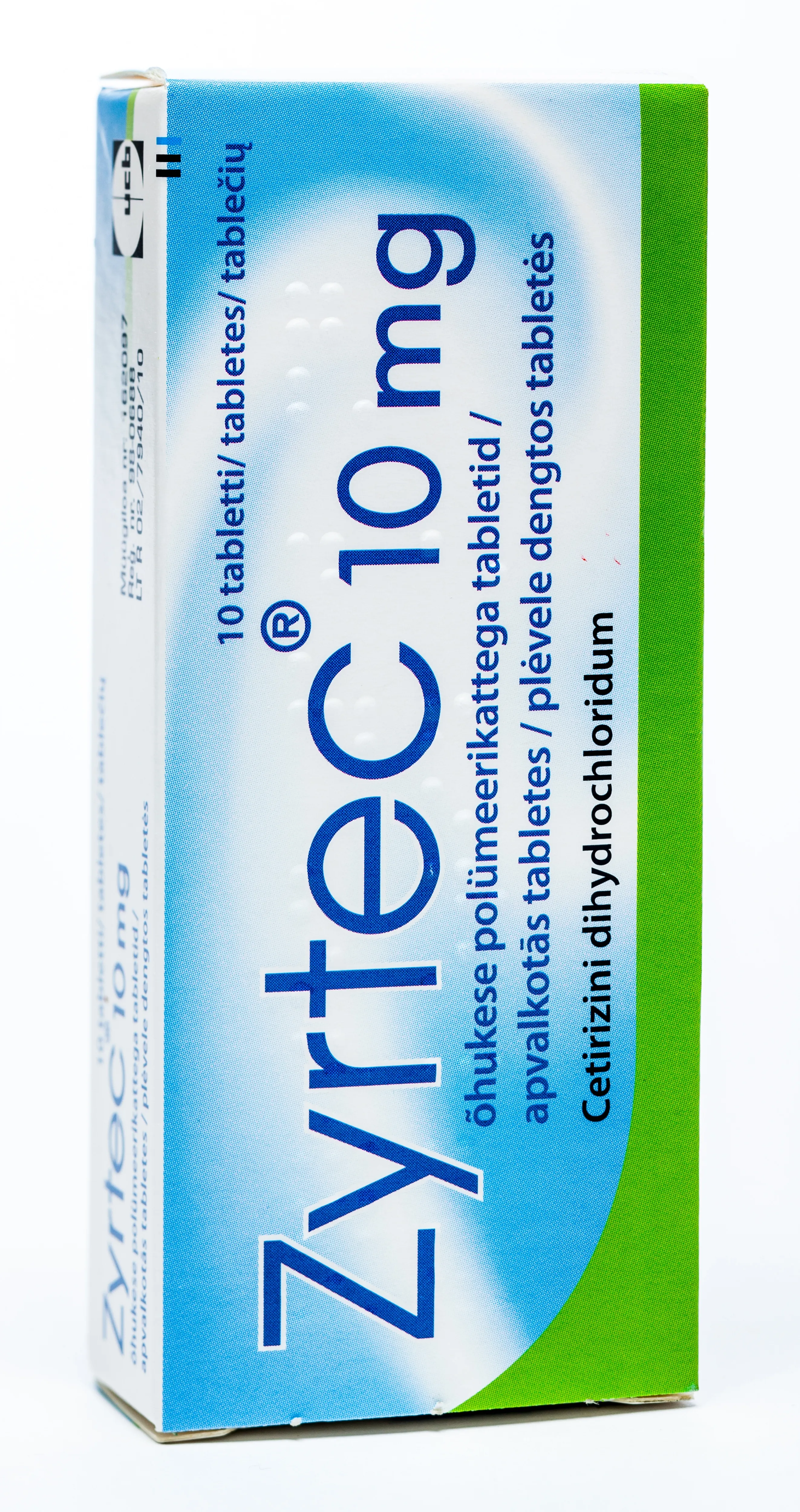 ZYRTEC 10MG TABLETES N10 - Produkta attēls 