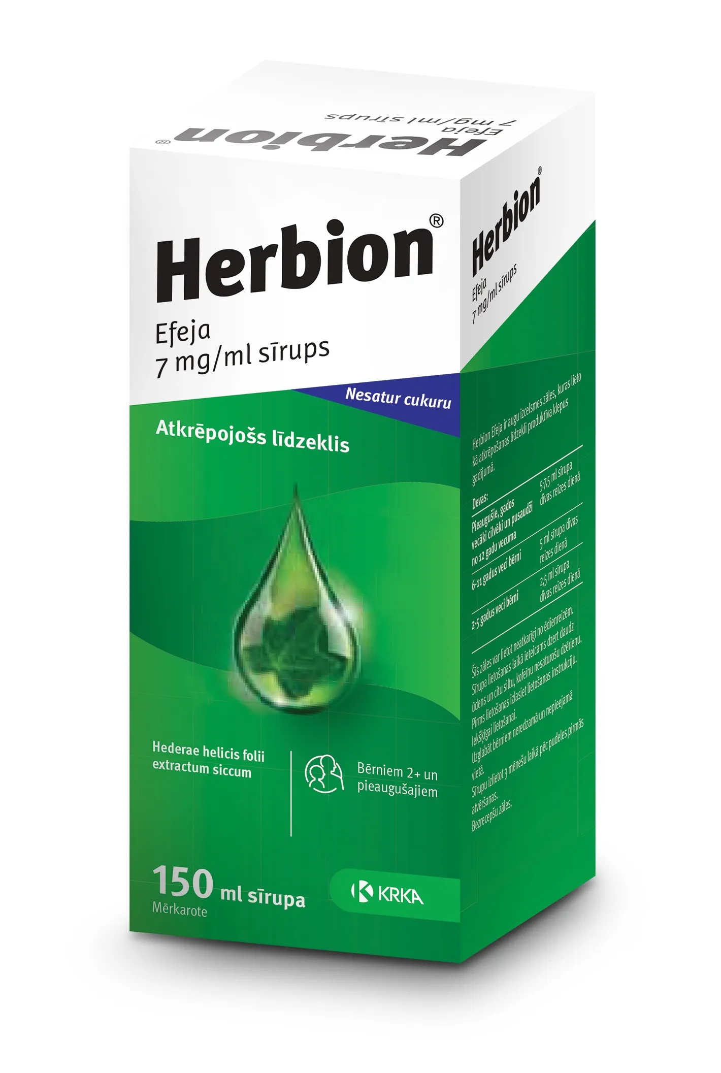 HERBION Efeja sīrups, 150 ml - Produkta attēls 