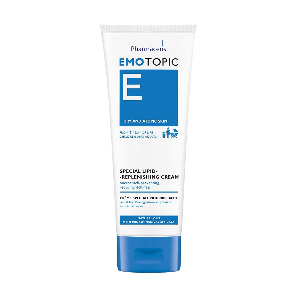 PHARMACERIS E.Emotopic Special lipīdu atjaunojošs krēms, 75 ml - Produkta attēls 