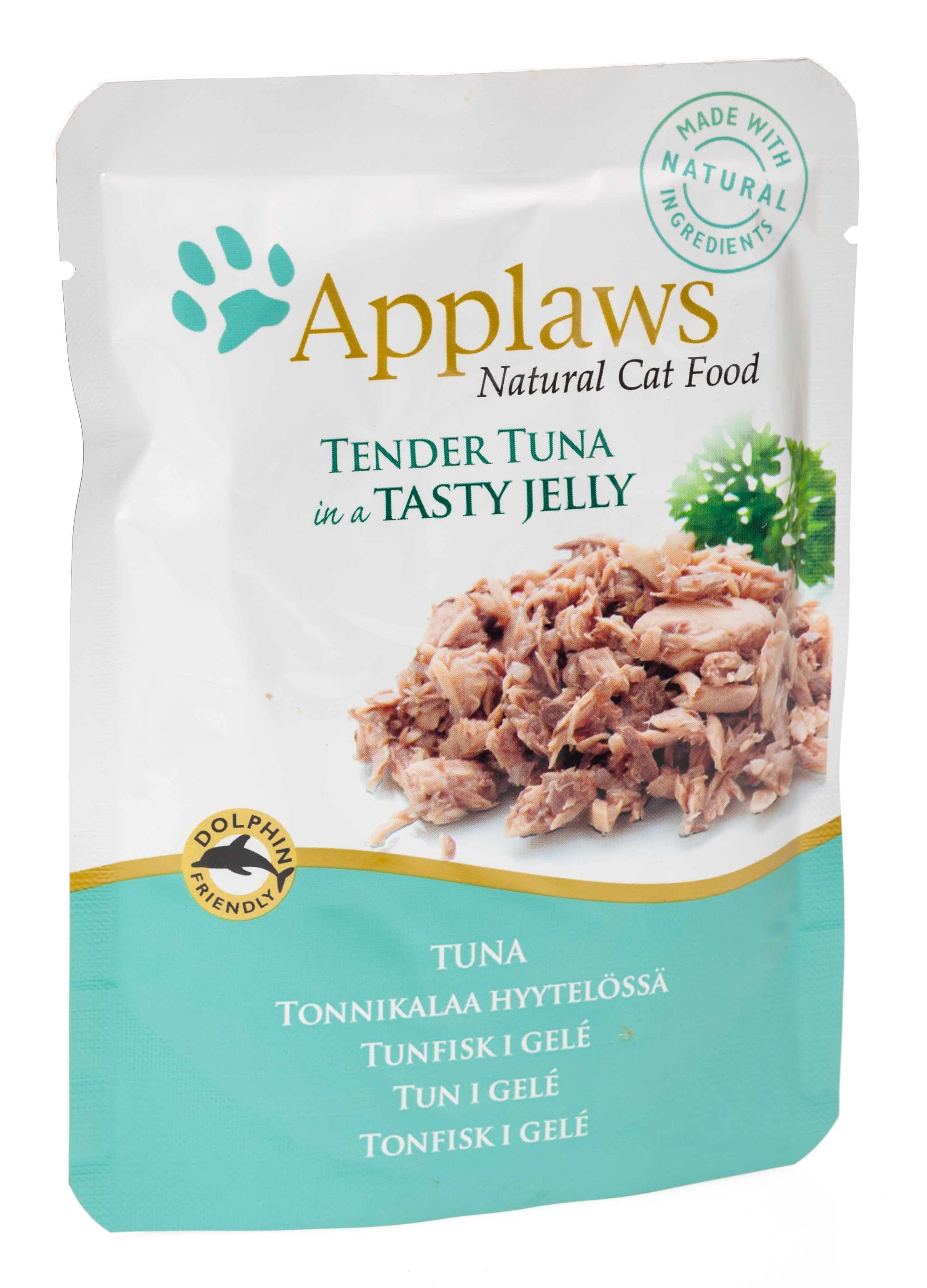 Applaws kaķu mitrā barība paciņā tuncis želejā 70g (8254) - Produkta attēls 
