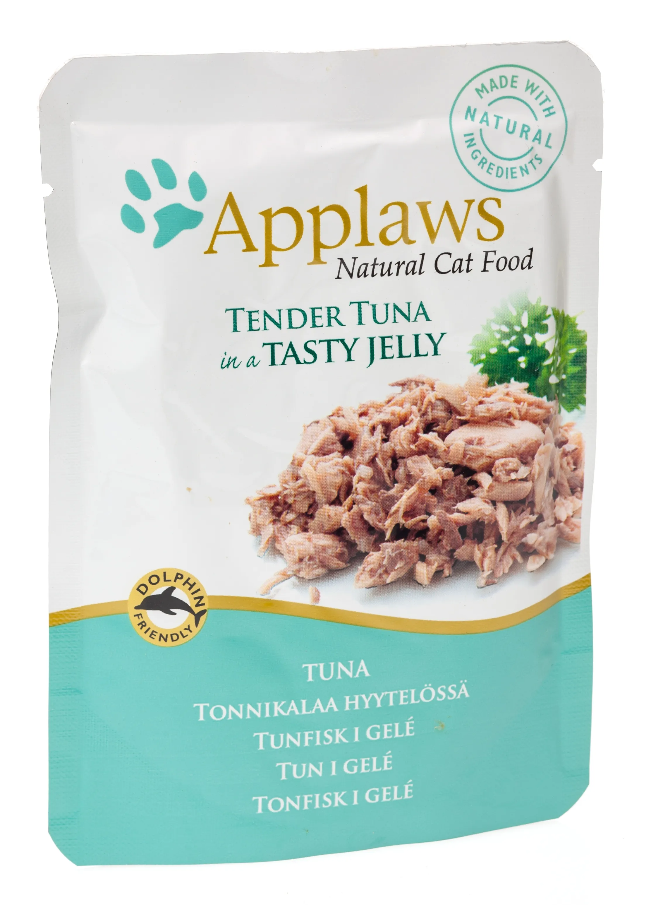 Applaws kaķu mitrā barība paciņā tuncis želejā 70g (8254) - Produkta attēls 