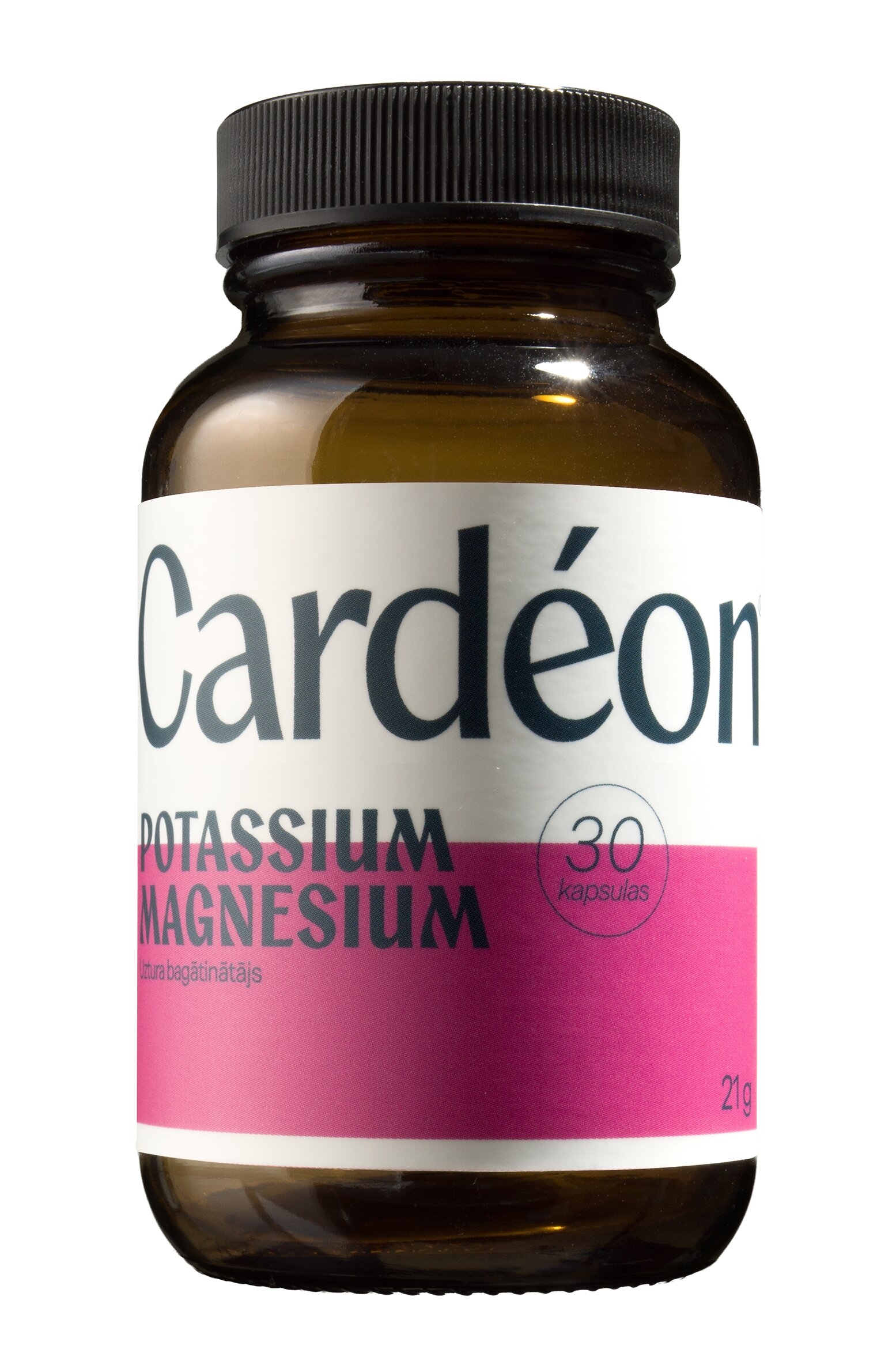 CARDEON magnija citrāts + kālijs kapsulas, 30 gab - Produkta attēls 