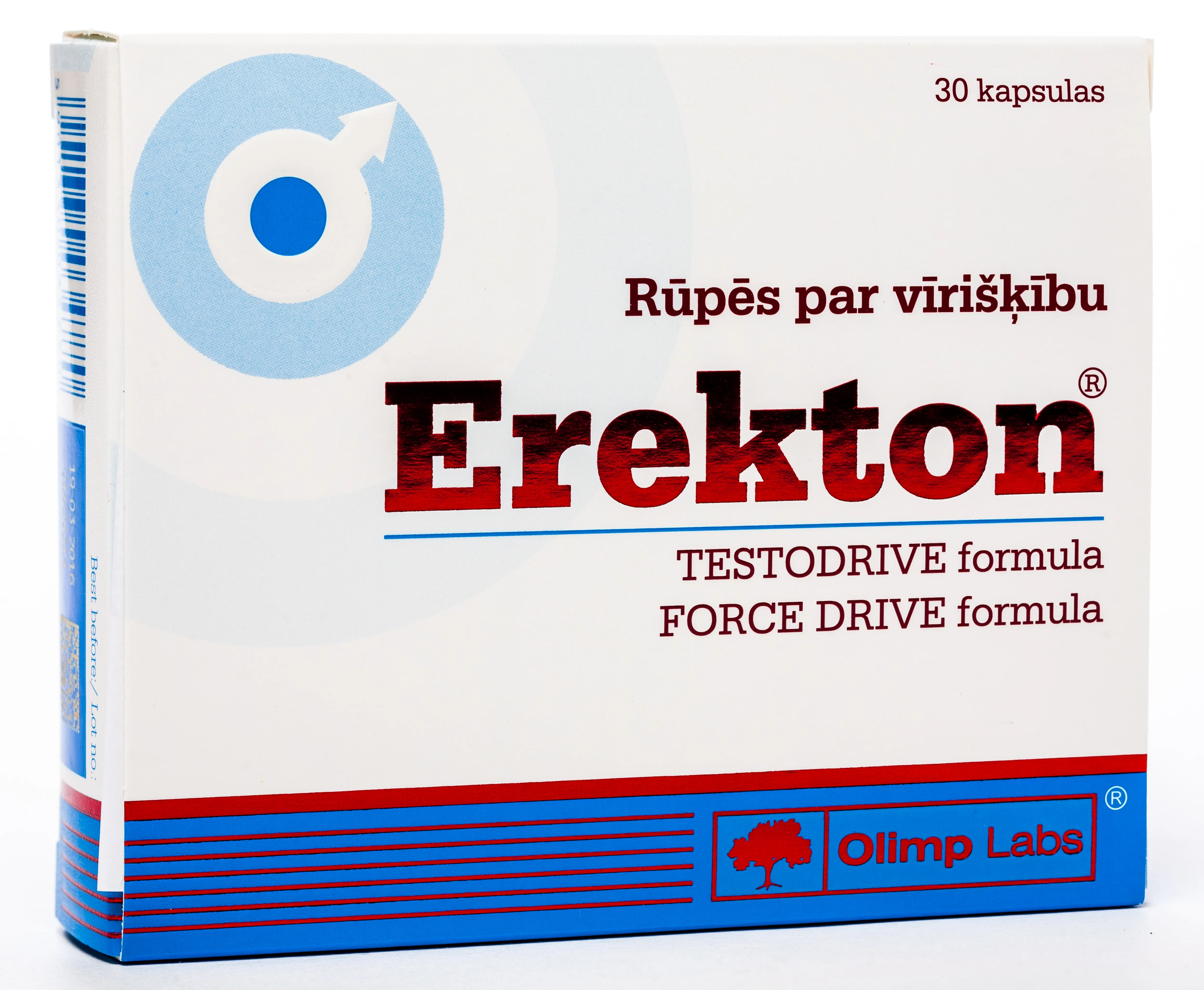 OLIMPLABS Erekton Ultra kapsulas, 30 gab - Produkta attēls 