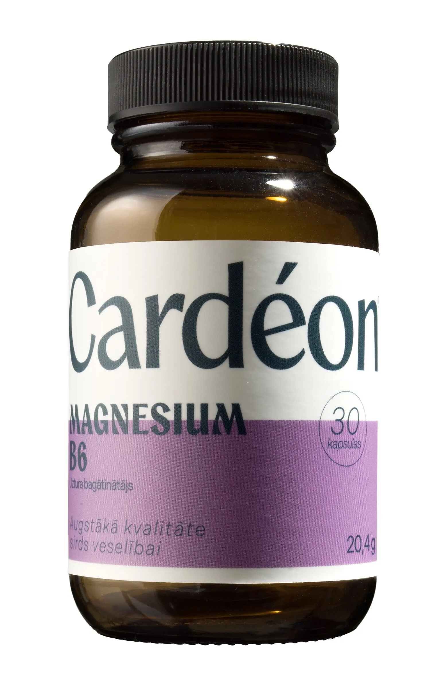 CARDEON magnija malāts + B6 kapsulas, 30 gab - Produkta attēls 