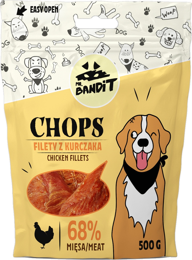 MR.BANDIT CHOPS VISTAS FILEJAS 500G - Produkta attēls 