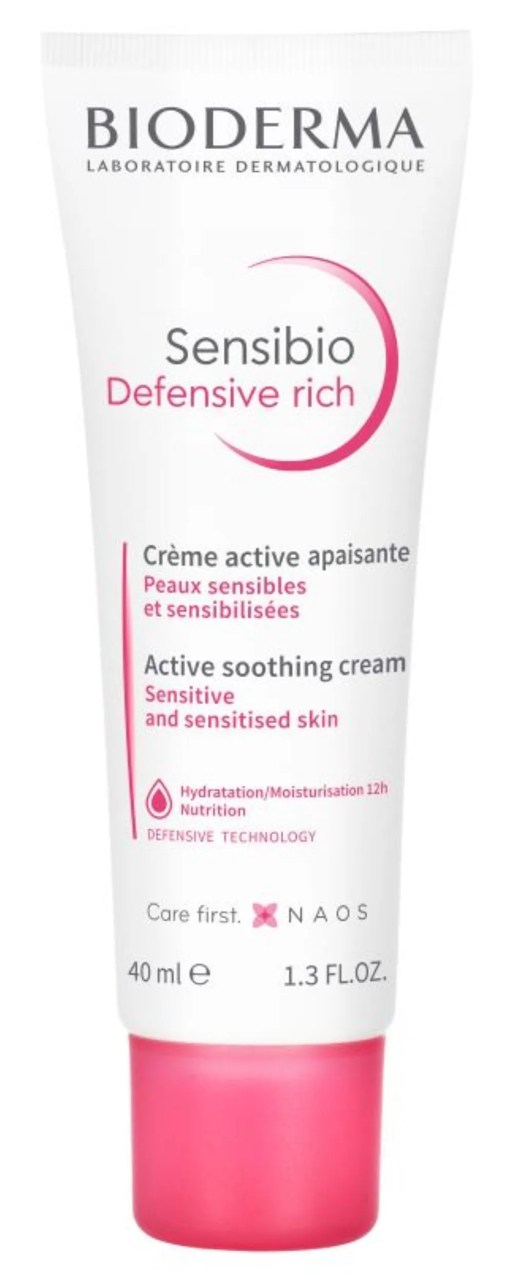 BIODERMA Sensibio Defensive rich aktīvs nomierinošs krēms, 40 ml - Produkta attēls 