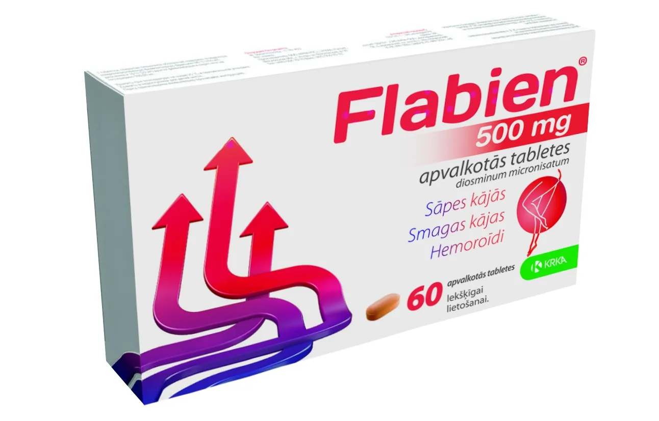 FLABIEN 500MG TBL N60 - Produkta attēls 