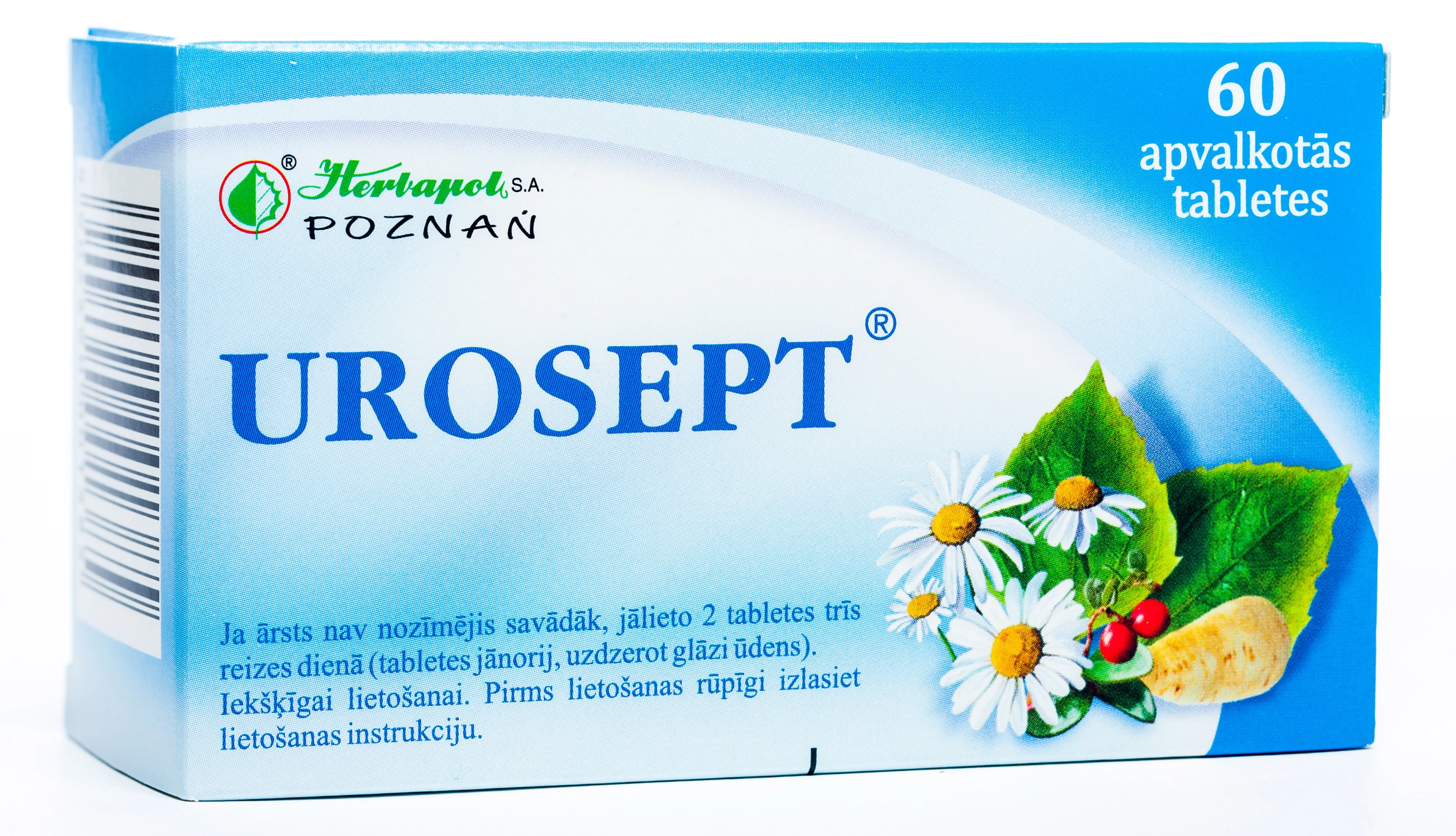UROSEPT APV.TABLETES N60 - Produkta attēls 