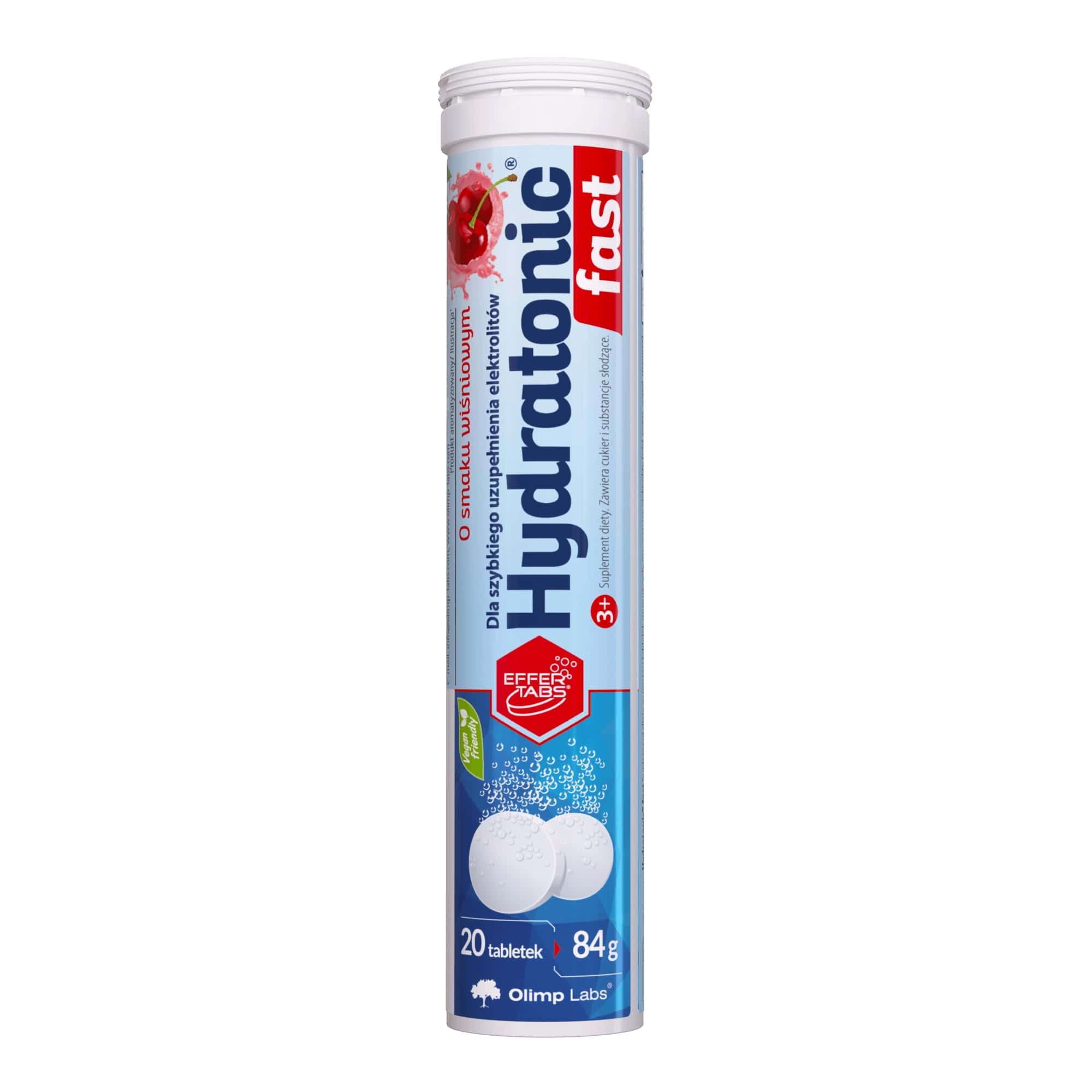 OLIMPLABS Hydratonic Fast 3+ putojošās tabletes, 20 gab. - Produkta attēls 
