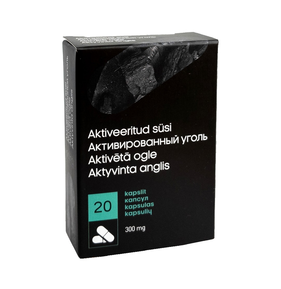 AKTIVĒTĀ OGLE 300mg kapsulas, 20 gab - Produkta attēls 