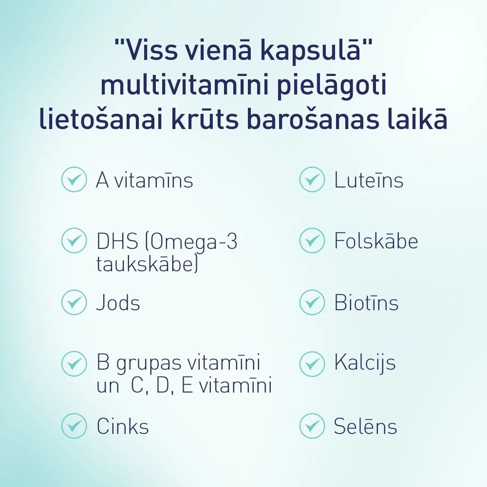 ELEVIT Breastfeeding kapsulas, 30gab - Produkta attēls 4