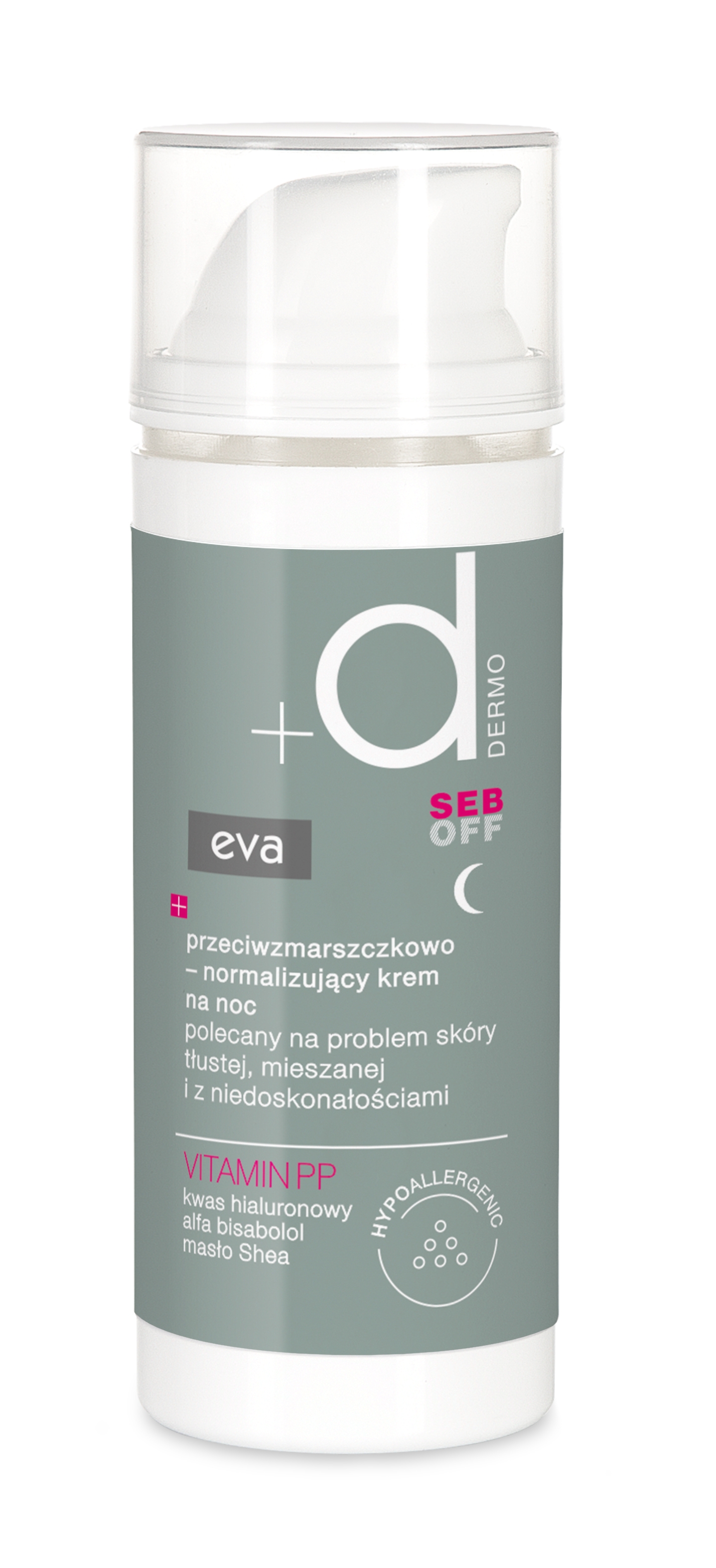 EVA DERMO Seb Off pretgrumbu normalizējošs nakts krēms, 50 ml - Produkta attēls 