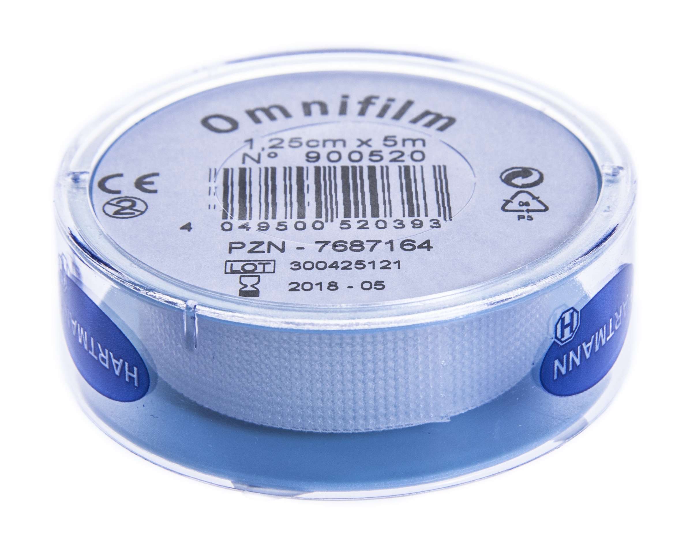 OMNIFILM leikoplasts (1.25 cm x 5 m) - Produkta attēls 