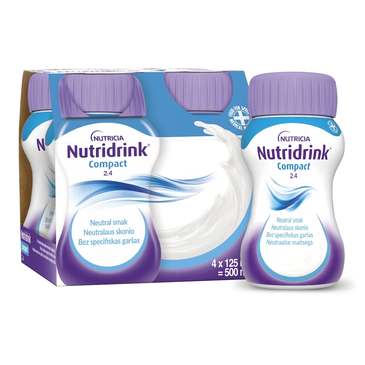 NUTRIDRINK Neutral, 125 ml - Produkta attēls 