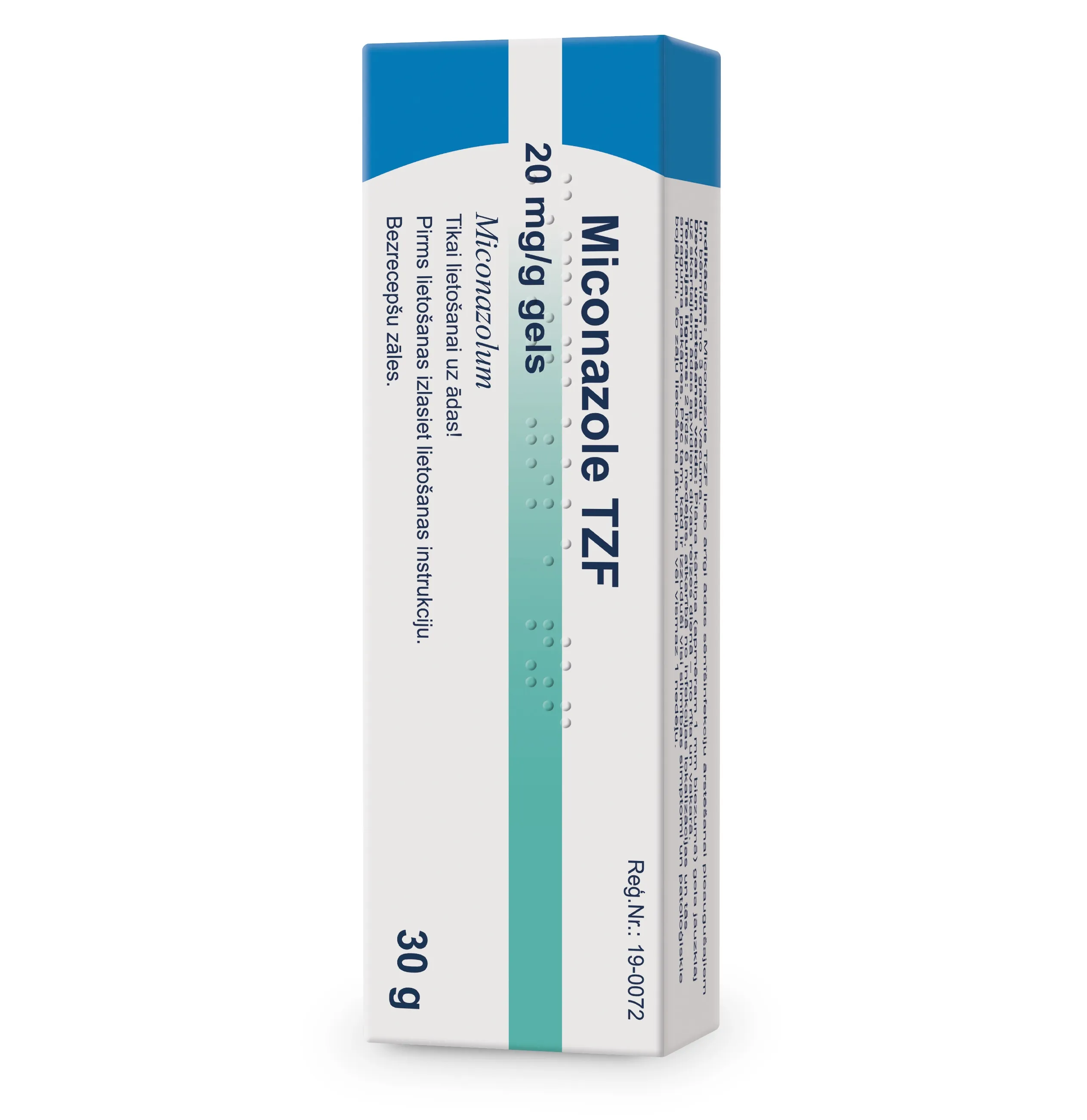 MICONAZOLE TZF 20 mg/ g gels, 30 g. - Produkta attēls 