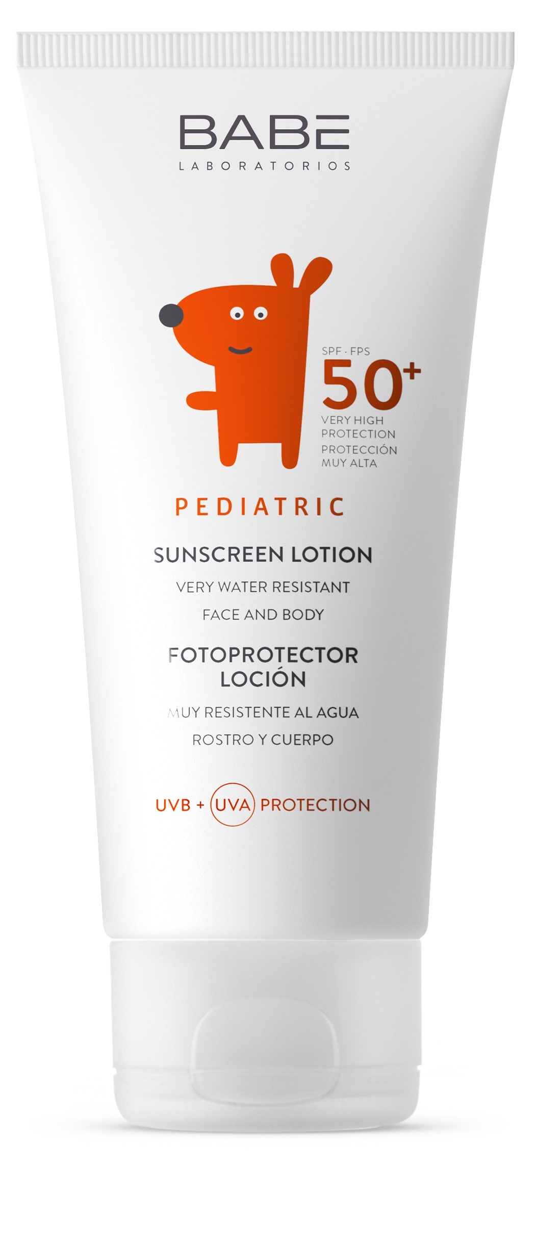 BABE Pediatric saules aizsarglosjons SPF 50+, 100ml - Produkta attēls 