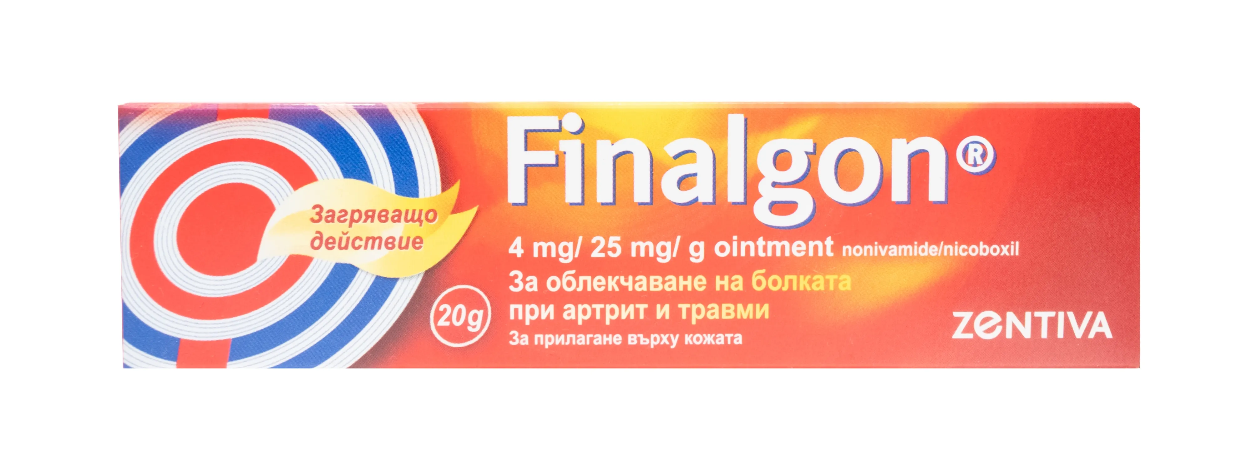 FINALGON 4 MG/25 MG/G ZIEDE 20G - Produkta attēls 