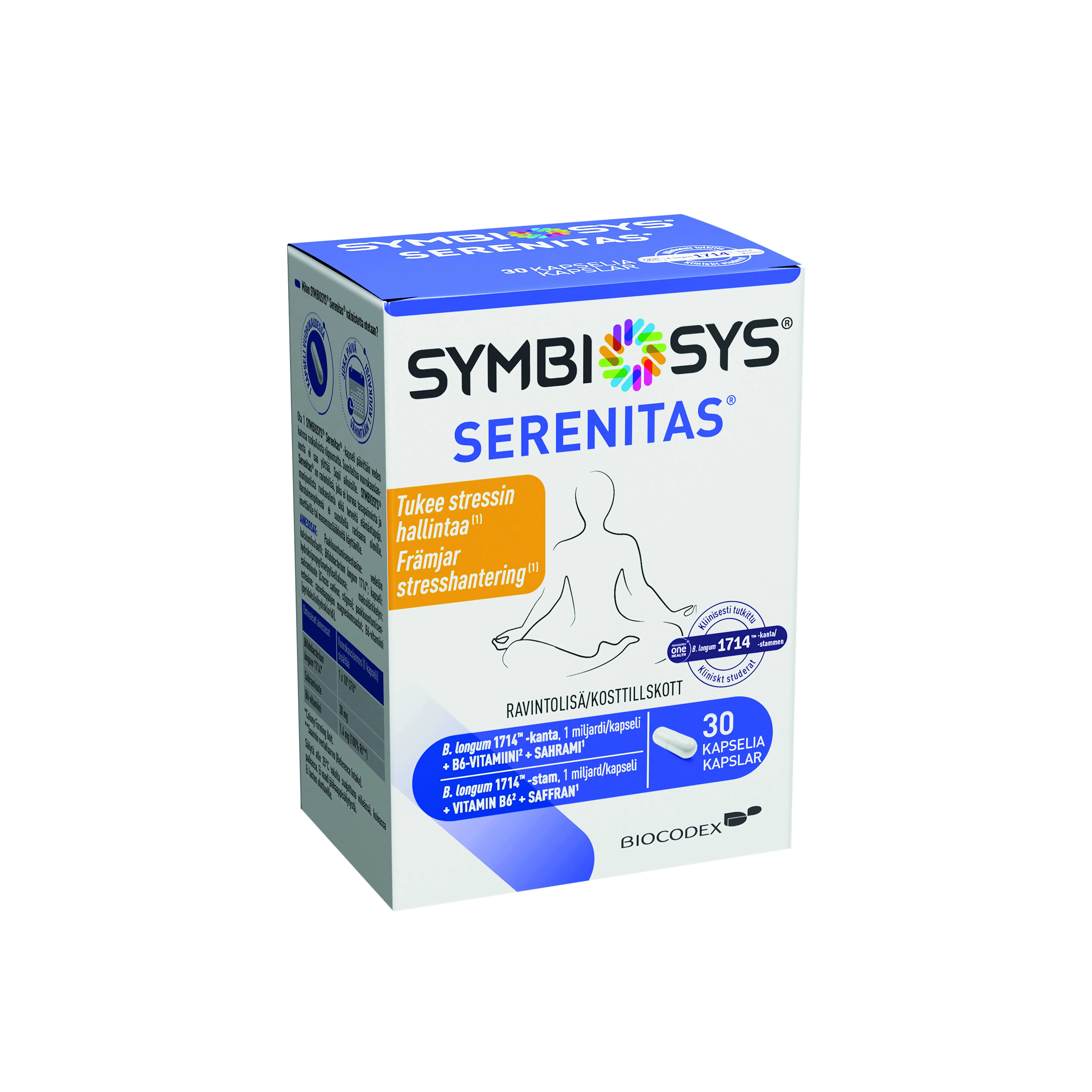 SYMBIOSYS® Serenitas® kapsulas, 30 gab - Produkta attēls 