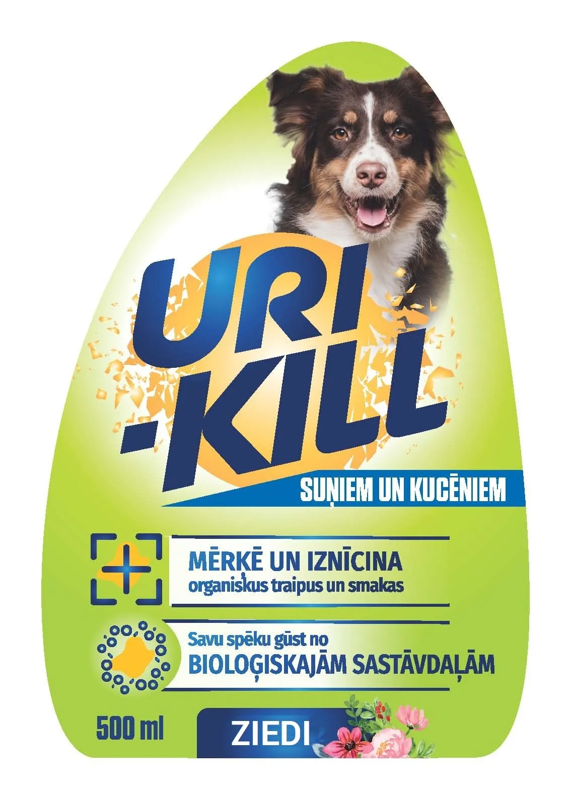 URI-KILL SUŅIEM/KUCĒNIEM ZIEDI 500ML - Produkta attēls 