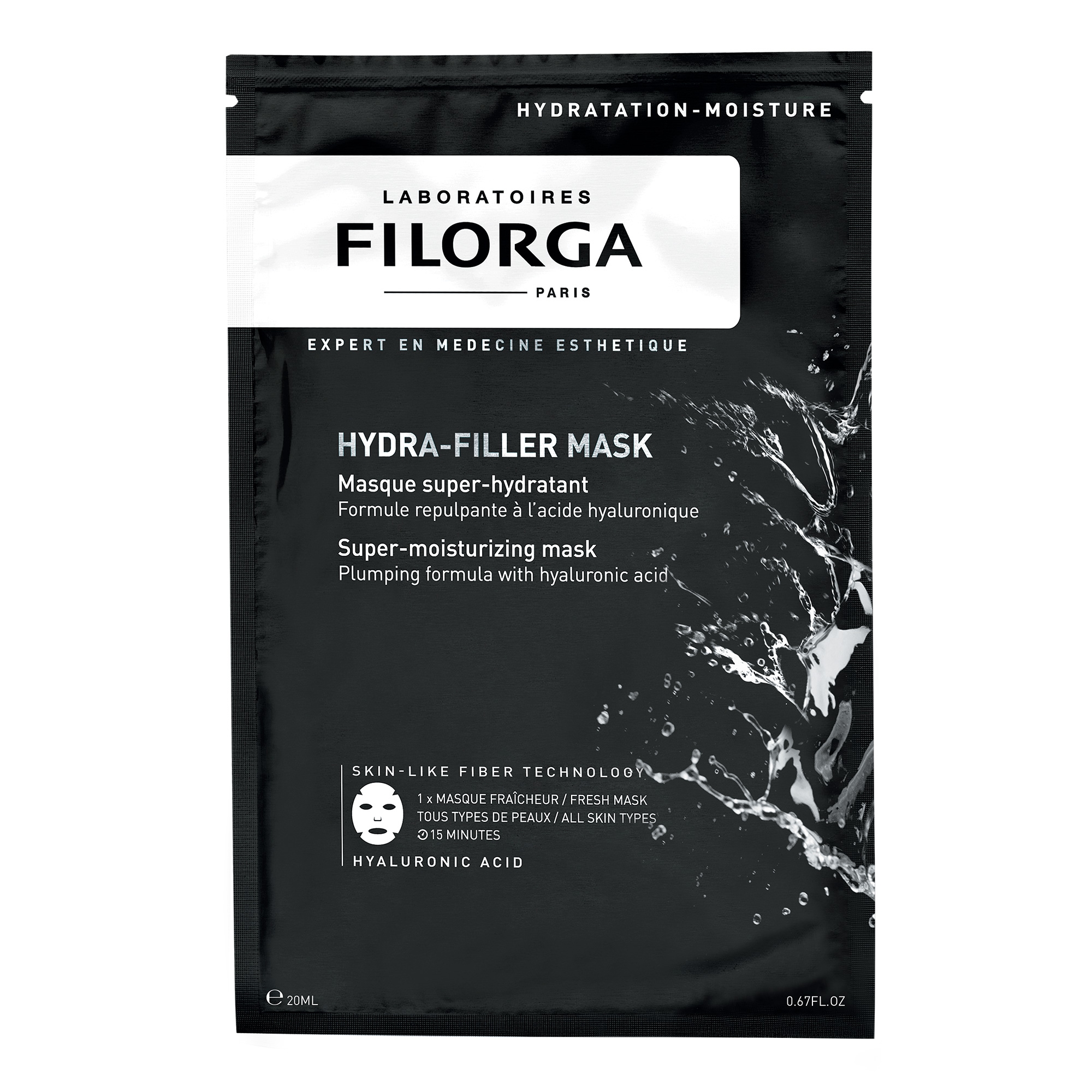 FILORGA Hydra-Filler intensīvi mitrinoša maska, 1 gab. - Produkta attēls 