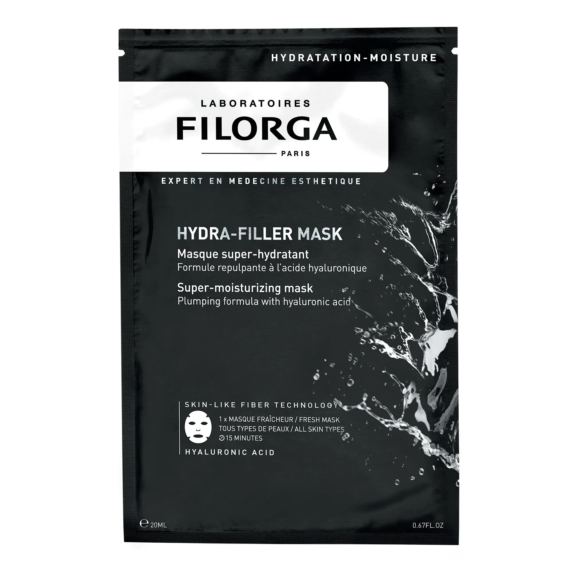 FILORGA Hydra-Filler intensīvi mitrinoša maska, 1 gab. - Produkta attēls 