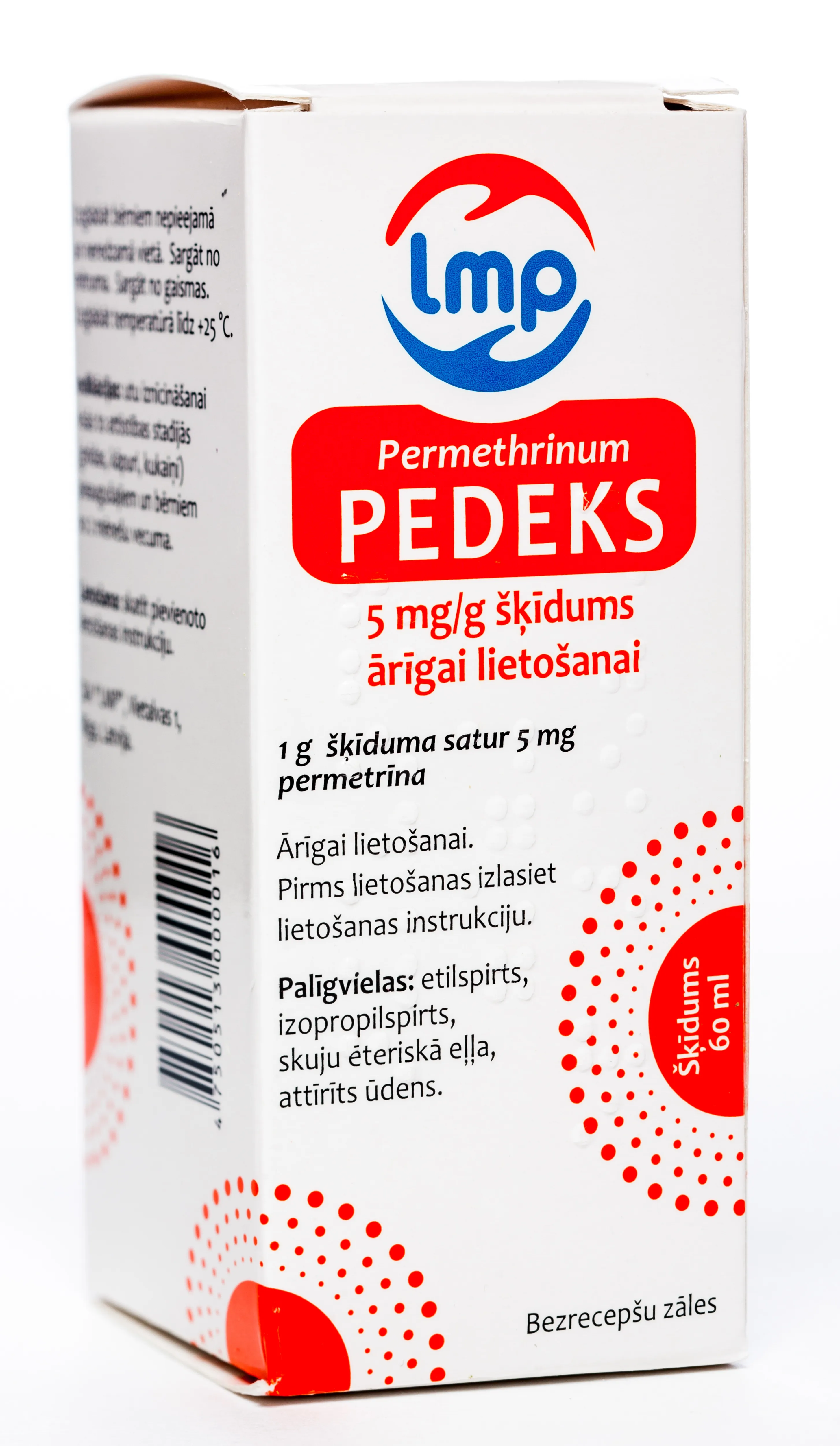 Pedeks 5 mg/g šķīdums ārīgai lietošanai - Produkta attēls 