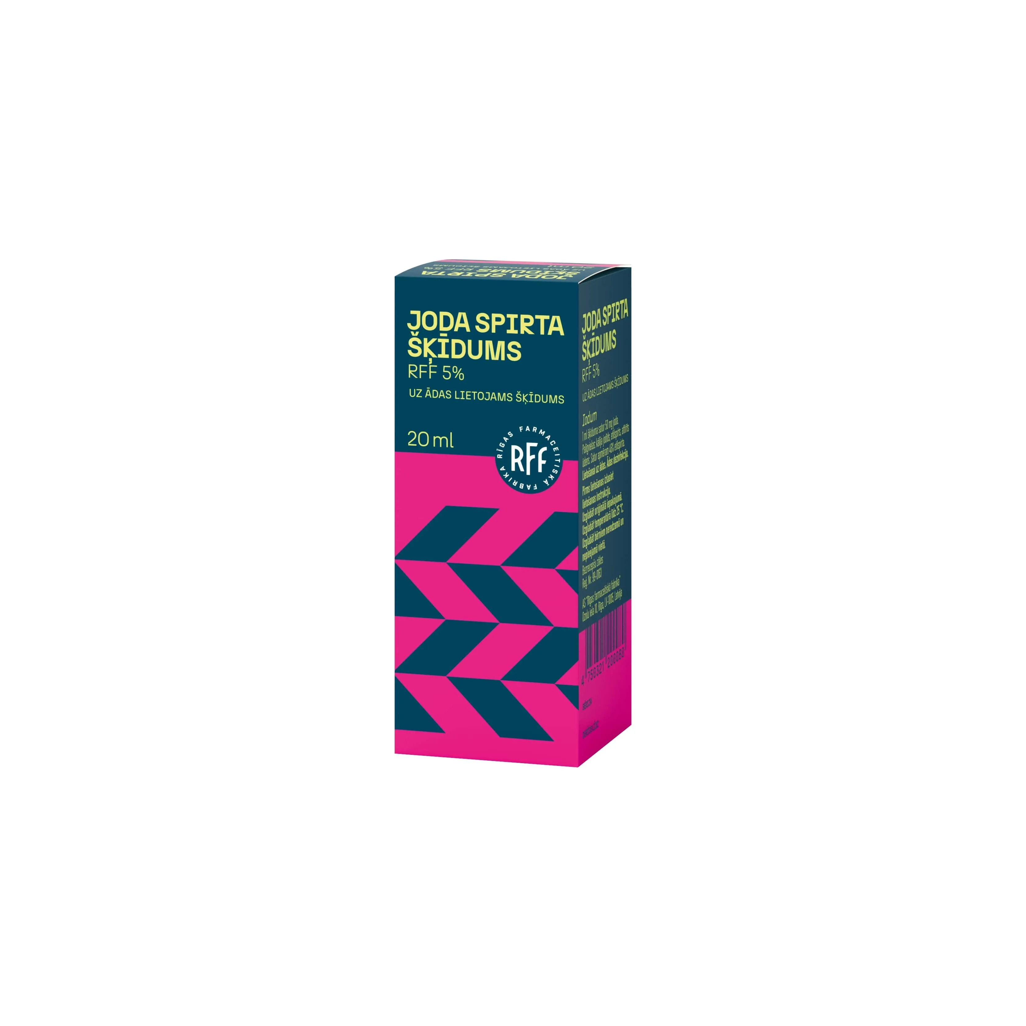 RFF Joda 5% spirta šķīdums, 20 ml - Produkta attēls 