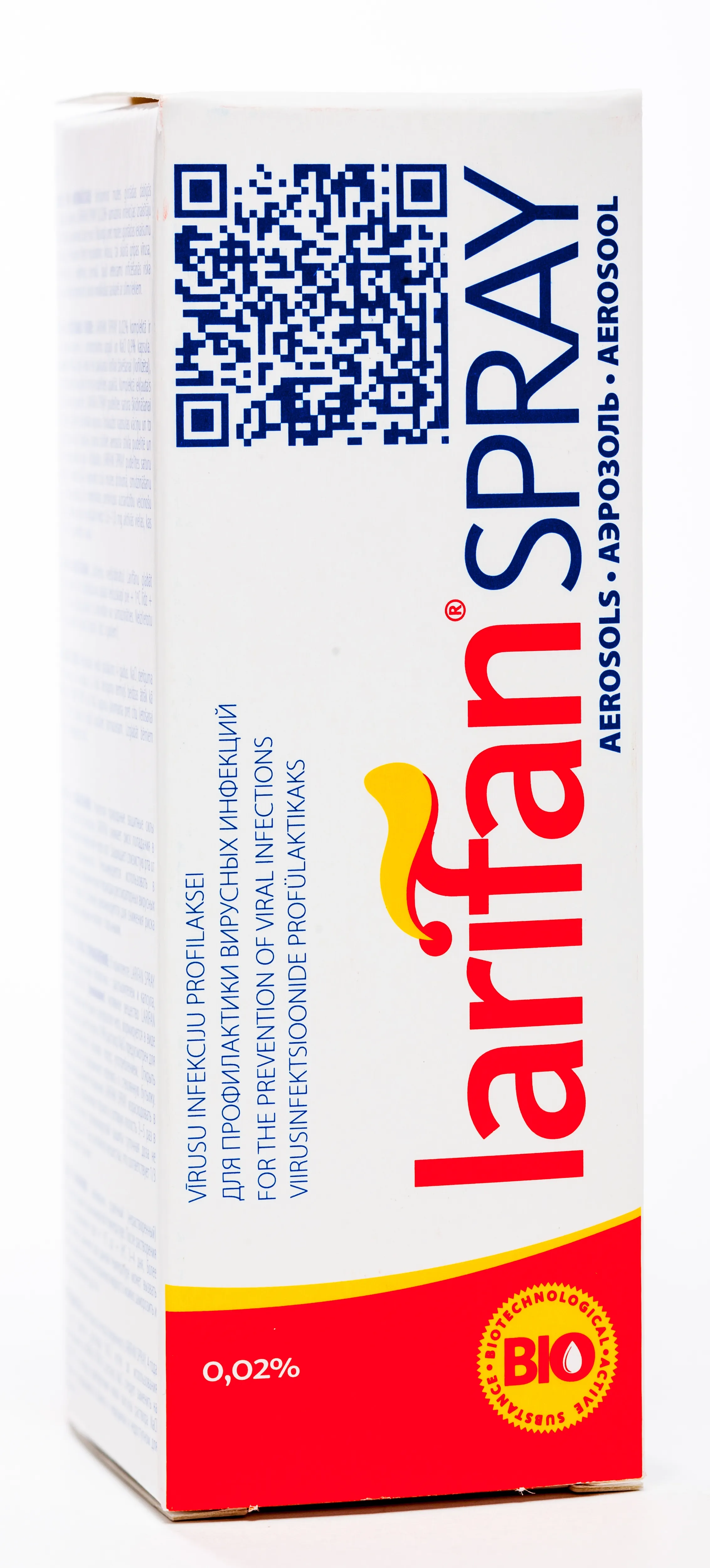 Larifan sprejs, 2mg/10ml - Produkta attēls 