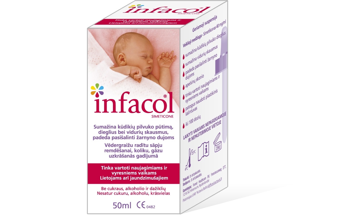 INFACOL suspensija, 50 ml - Produkta attēls 
