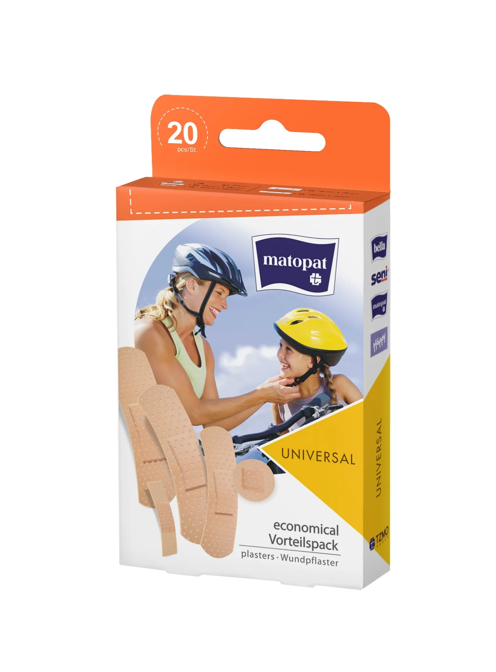 MATOPAT UNIVERSAL plāksteri, 20 gab. - Produkta attēls 