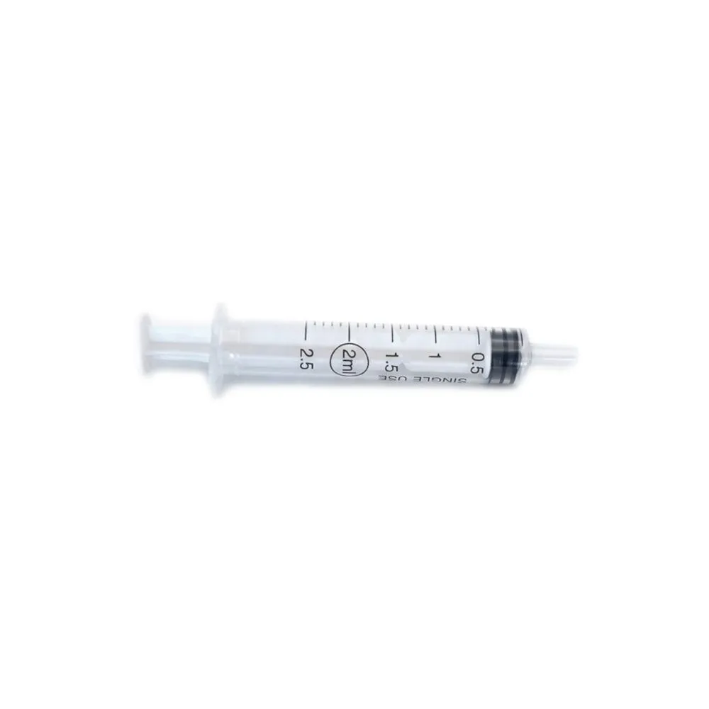 Šļirce bez adatas (2 ml), 100 gab - Produkta attēls 