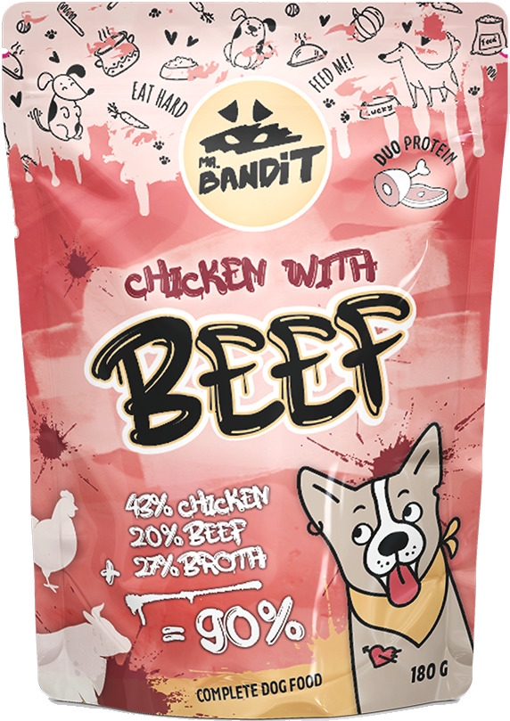 MR.BANDIT KONS VISTA/LIELLOPS/BULJ 180G PAC N10 /0196 - Produkta attēls 