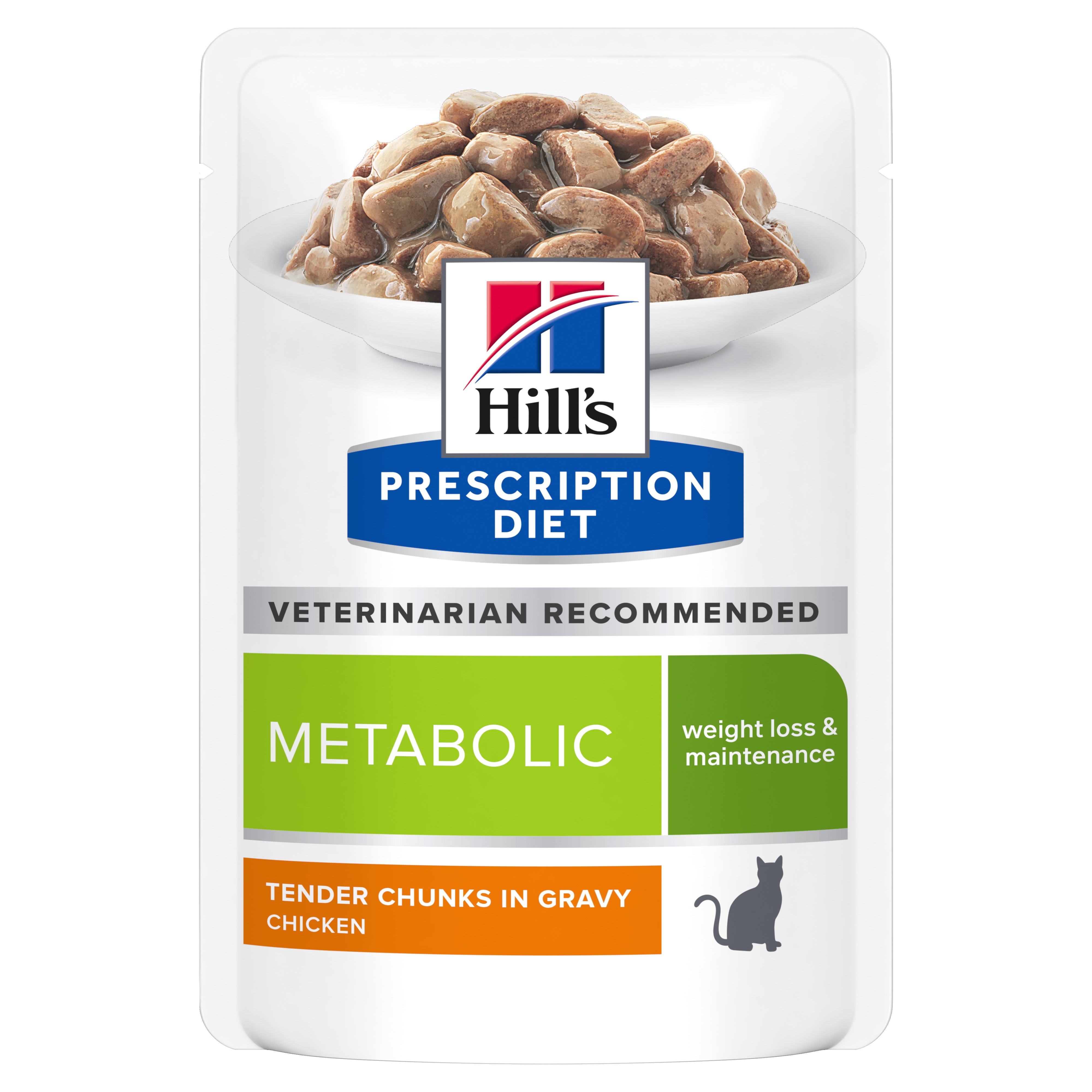 Hills PD kaķu mitrā barība paciņā Metabolic vista 85g N12 - Produkta attēls 
