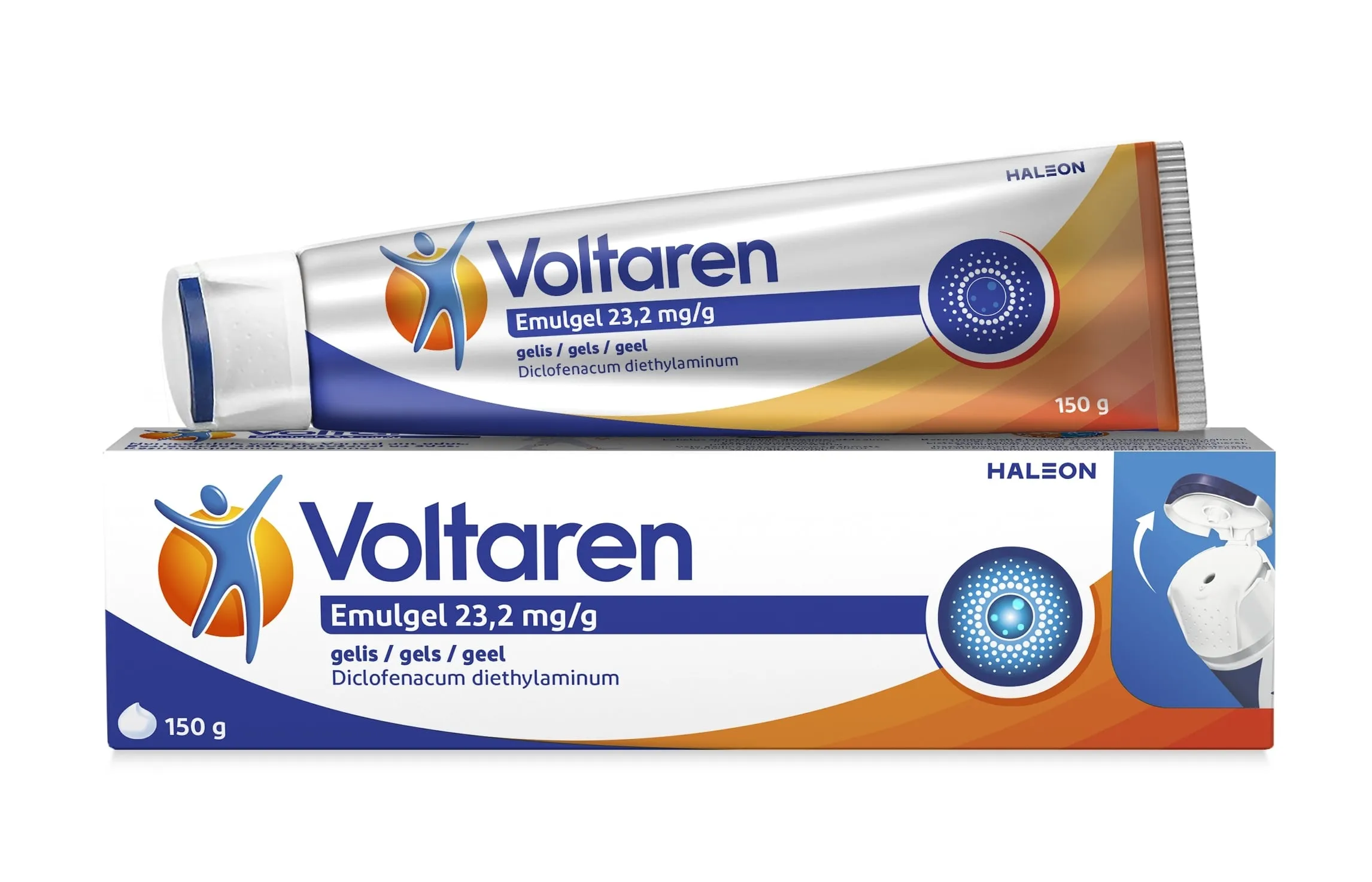 VOLTAREN Emulgel 23.2 mg/ g gels, 150 g. - Produkta attēls 