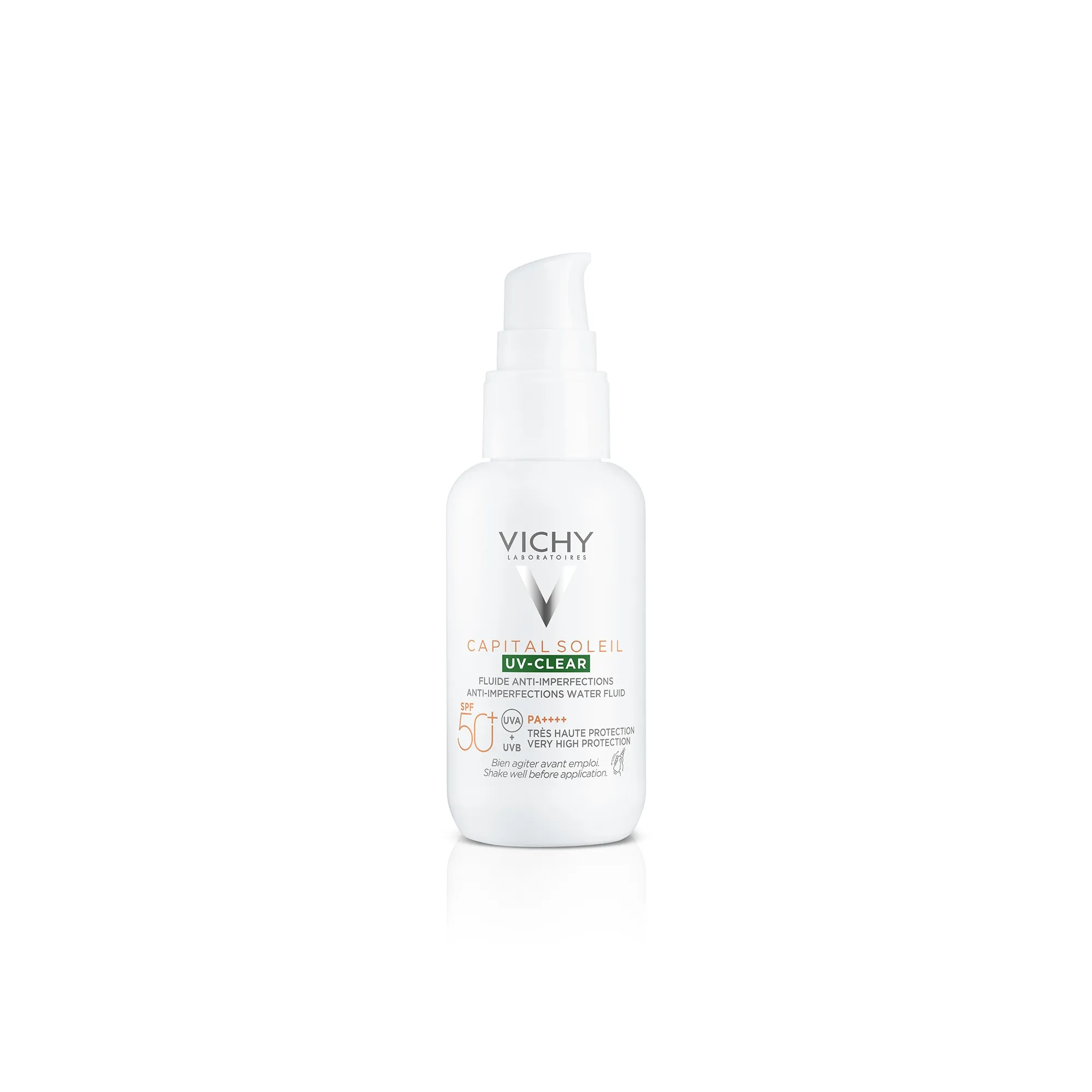 VICHY CAPITAL SOLEIL UV-Clear fluīds SPF 50+, 40 ml - Produkta attēls 