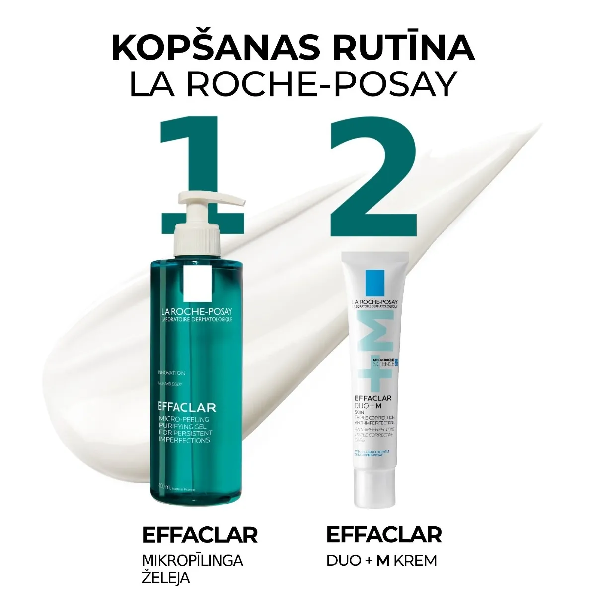 LA ROCHE-POSAY Effaclar Micro-peeling želeja, 400 ml - Produkta attēls 5
