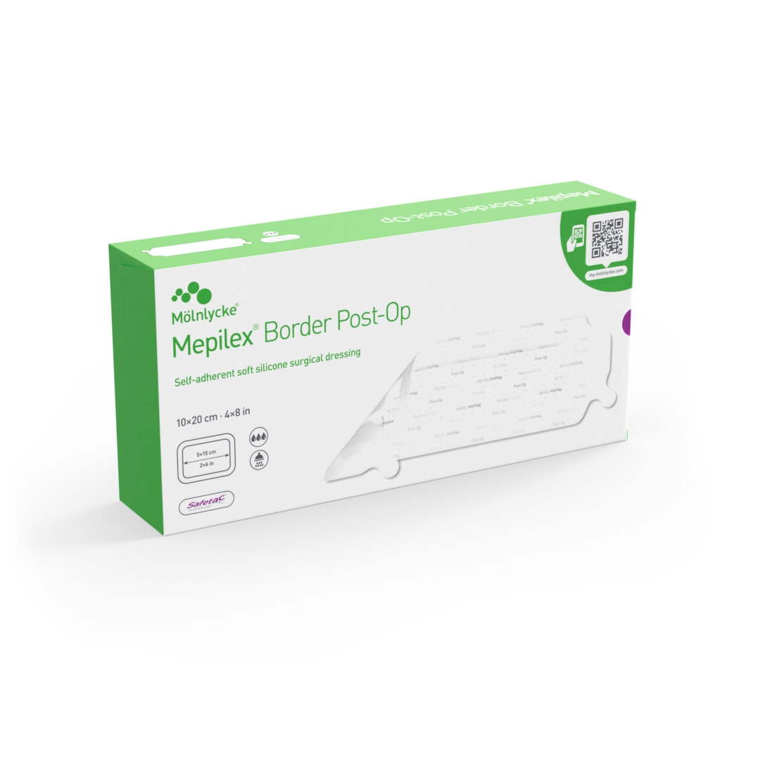 MEPILEX Border Post Op 10 x 20cm, 10 gab. - Produkta attēls 