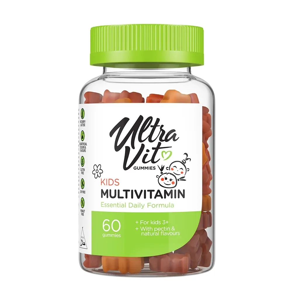 ULTRAVIT Gummies Kid's Multivitamin košļājamās pastilas, 60 gab. - Produkta attēls 