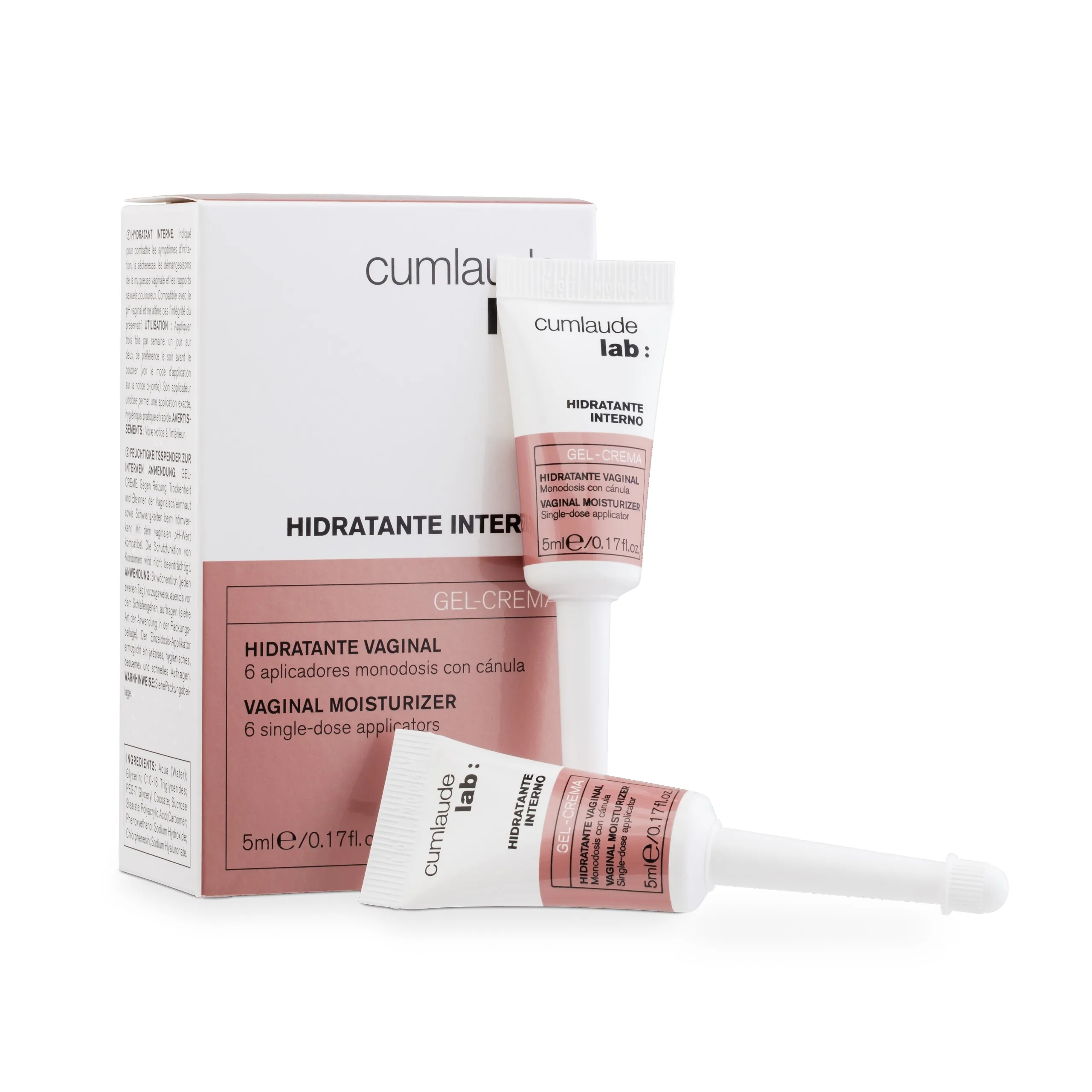 CUMLAUDE vaginālais mitrinošais krēmgels, 6 x 5 ml - Produkta attēls 