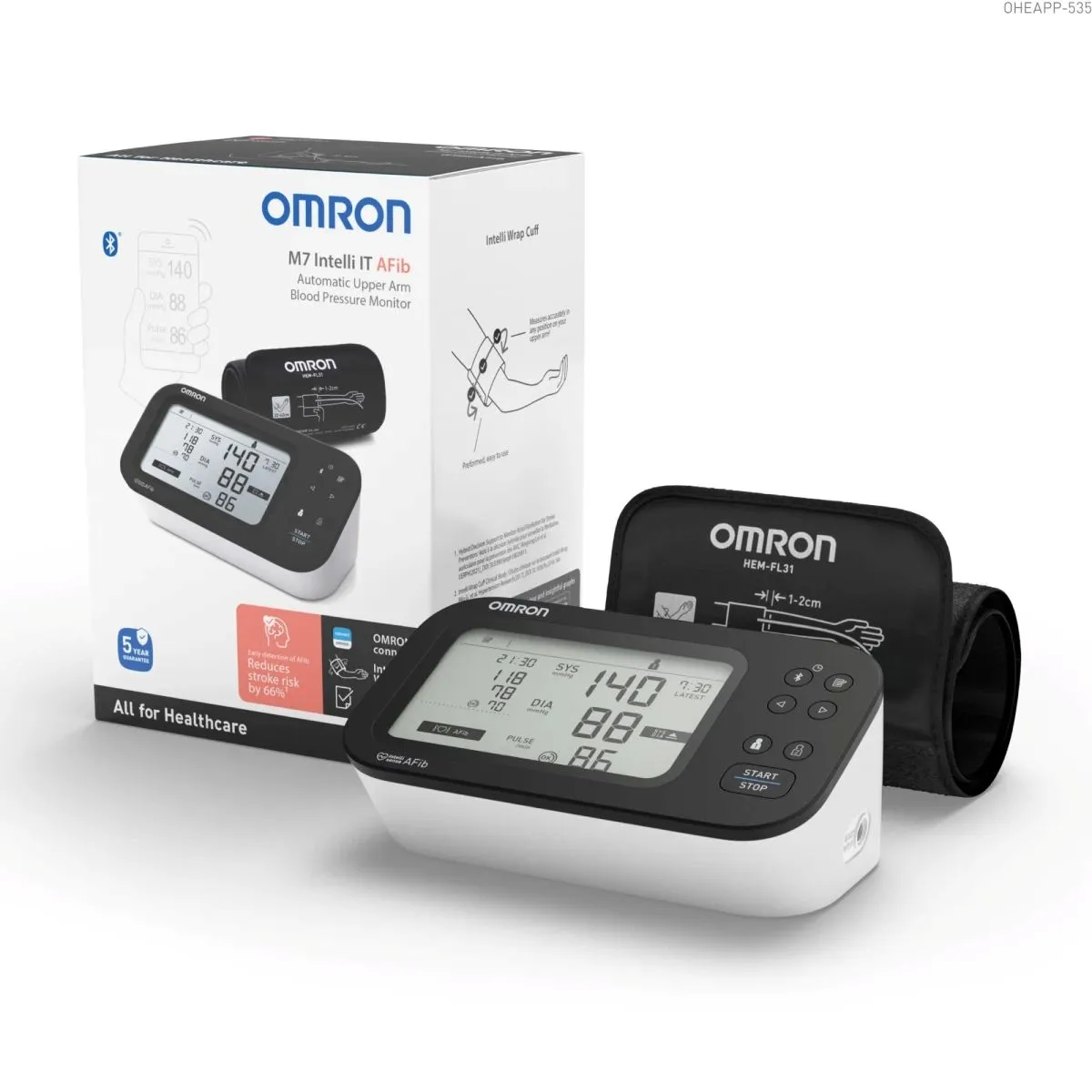 OMRON M7 Intelli IT AFib-asinsspiediena mērītājs uz augšdelma - Produkta attēls 