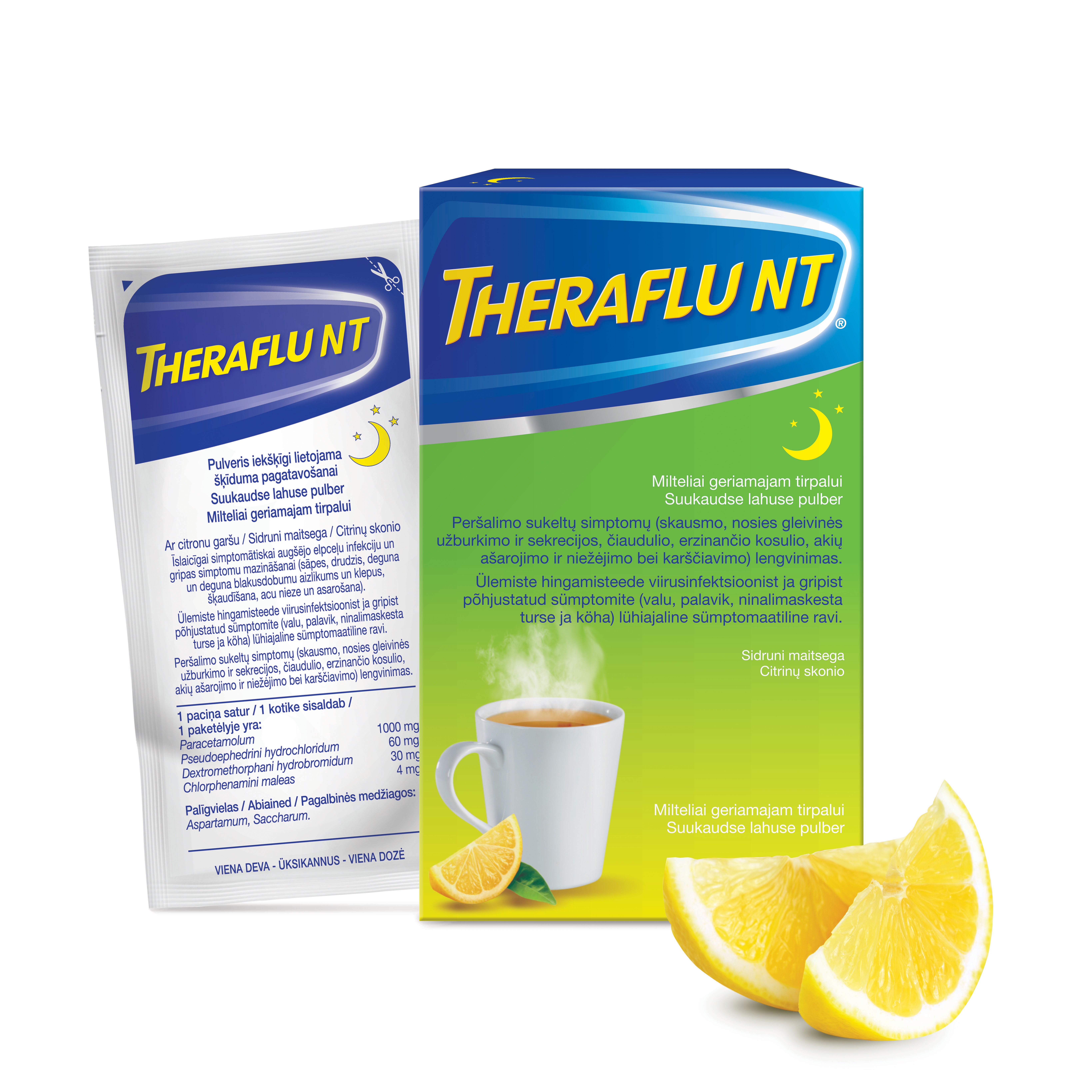 THERAFLU NT pulveris, 6 gab. - Produkta attēls 