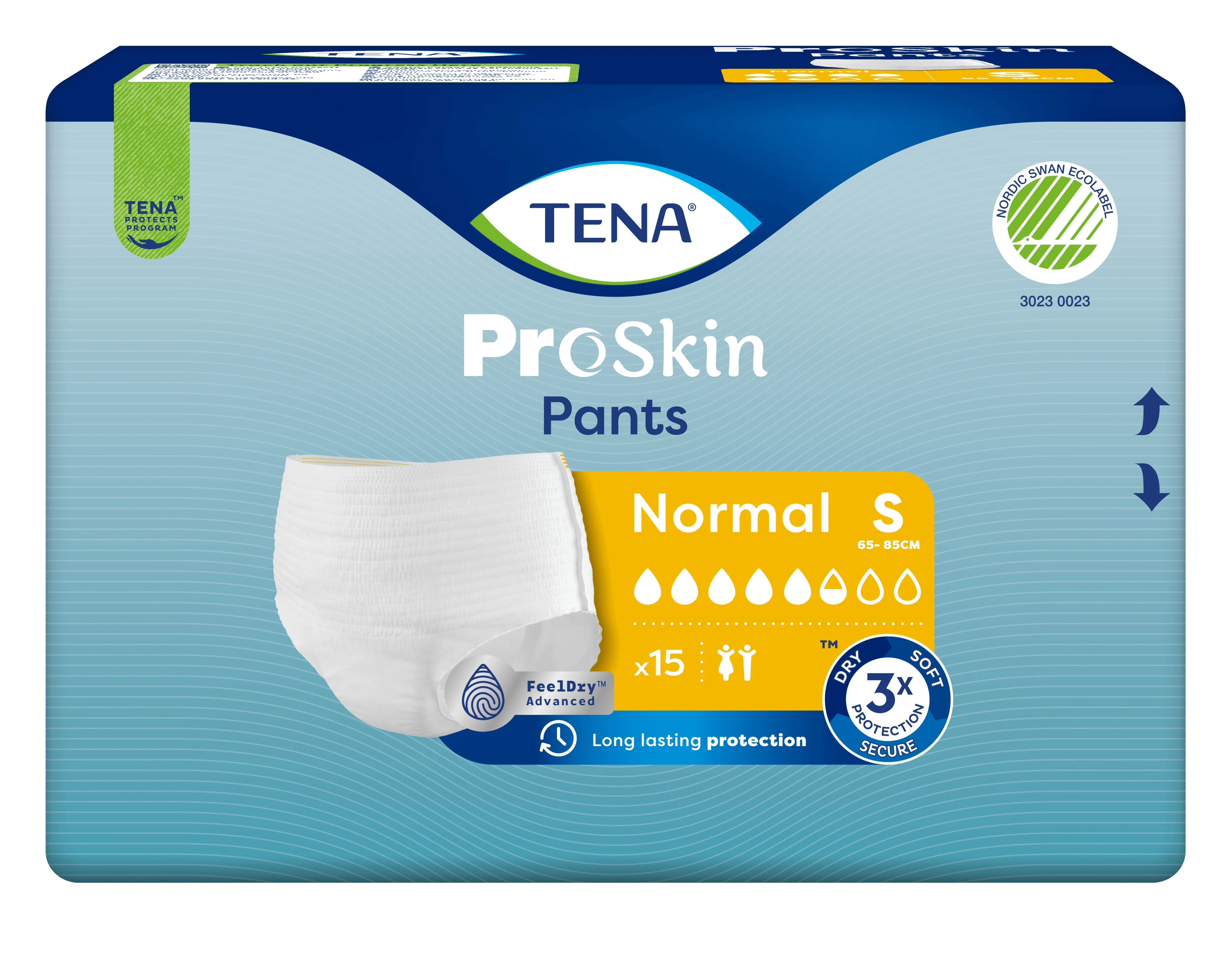 TENA Pants Normal biksītes S izmērs, 15 gab. - Produkta attēls 