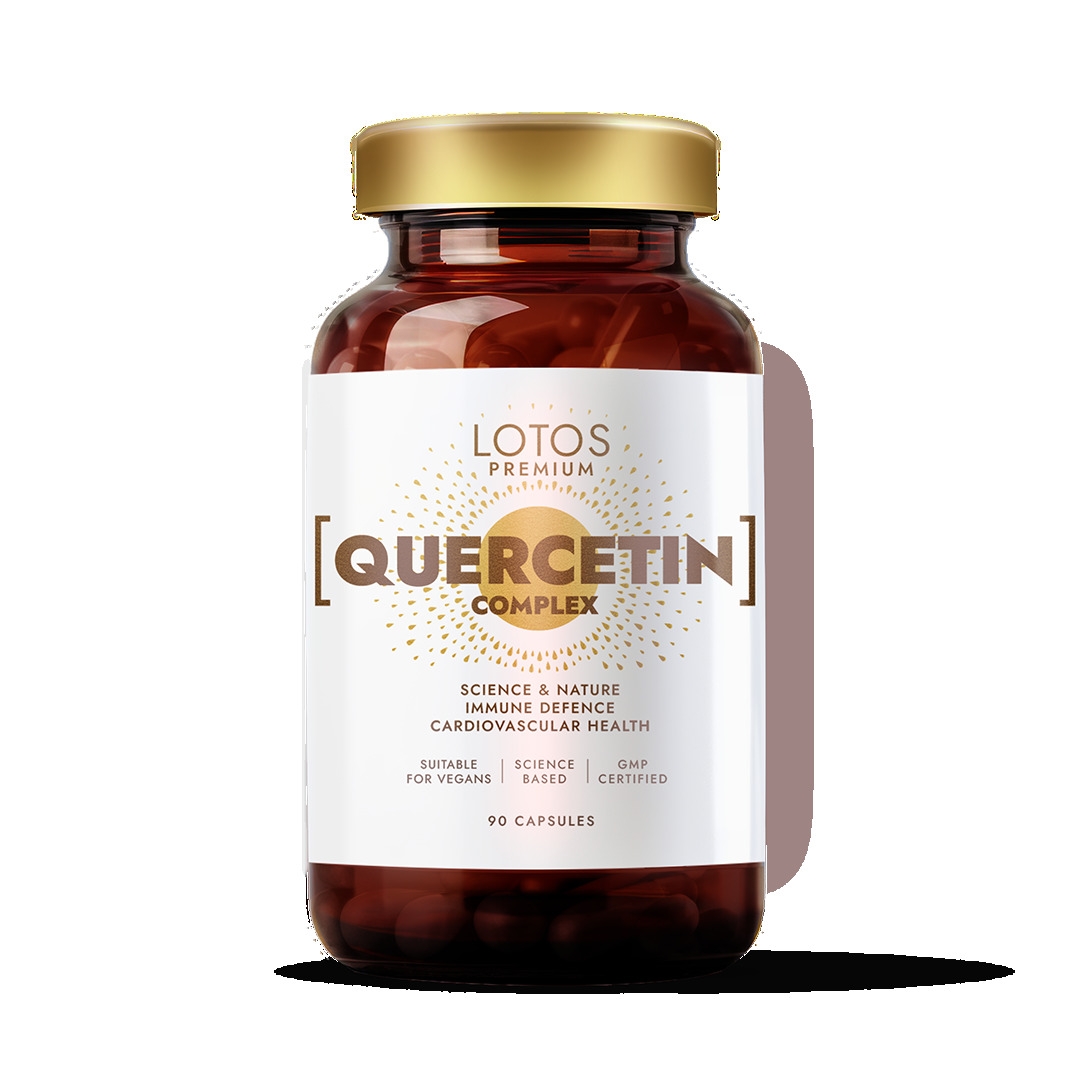 LOTOS PREMIUM Quercetin Complex kapsulas, 90 gb. - Produkta attēls 