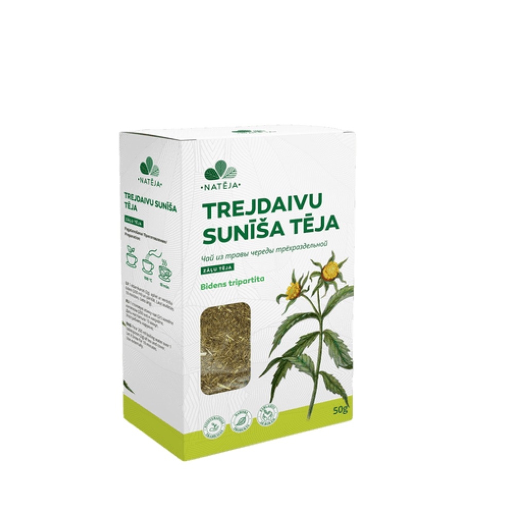 NATĒJA Trejdaivu sunīša lakstu tēja, 50 g - Produkta attēls 