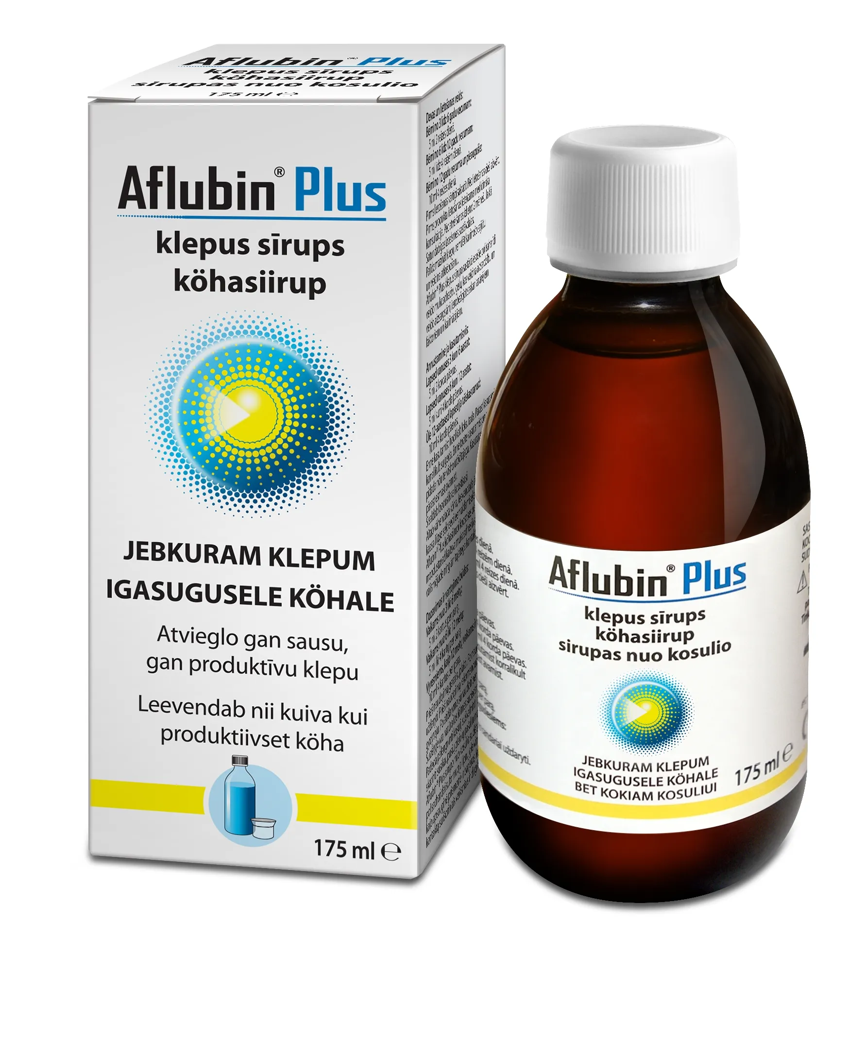 AFLUBIN Plus klepus sīrups, 175 ml - Produkta attēls 2