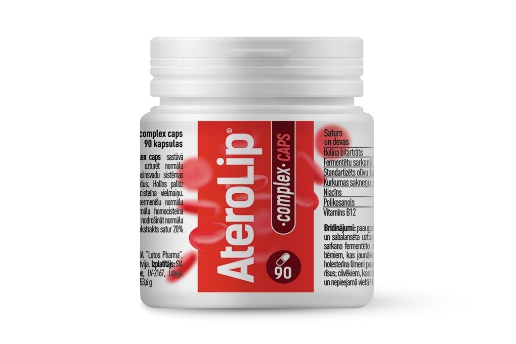 AteroLip Complex Caps, 90 gab. - Produkta attēls 
