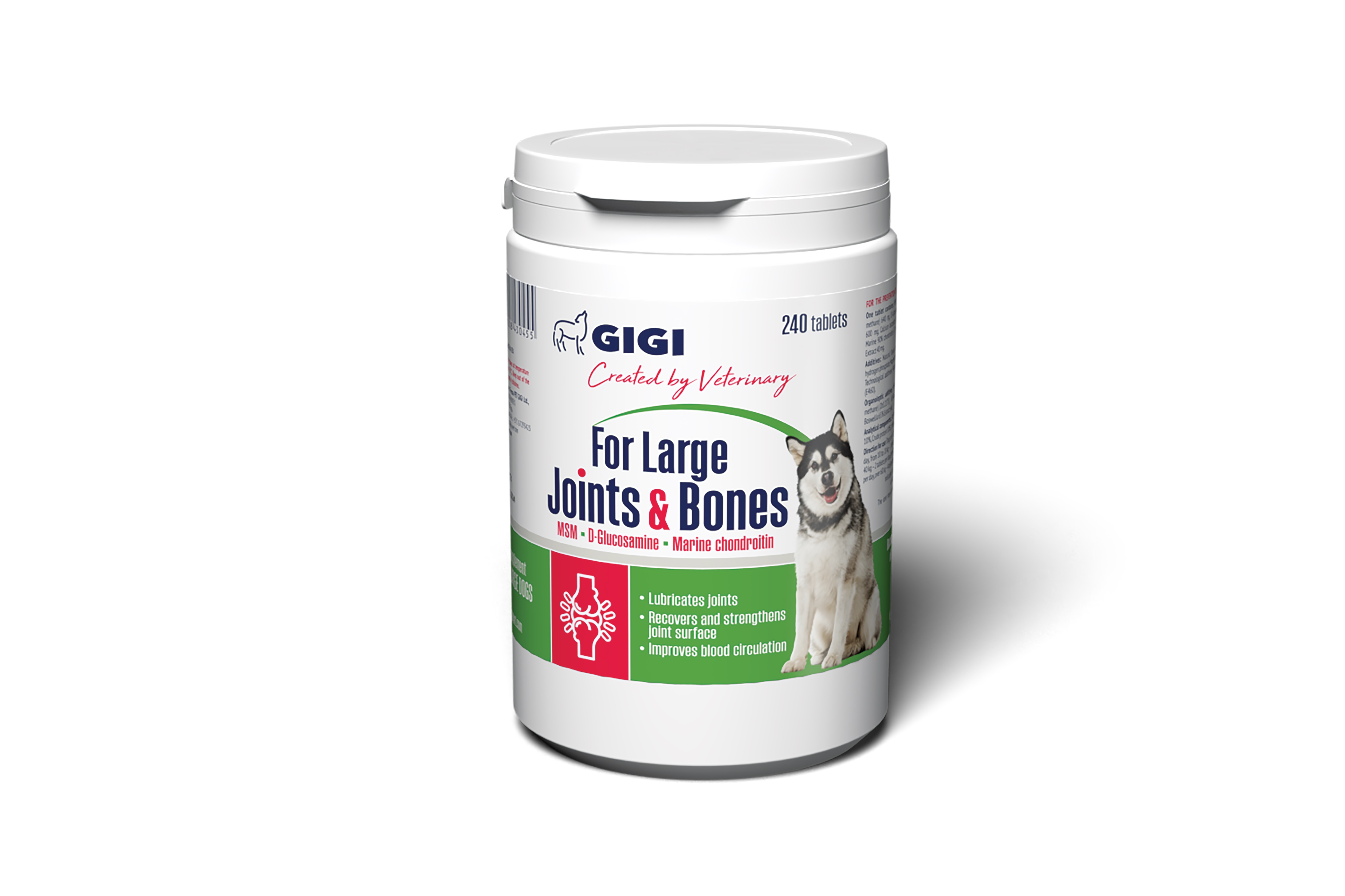 GIGI JOINTS&BONES LARGE TBL N240 SUŅIEM (ACTIVET20) - Produkta attēls 
