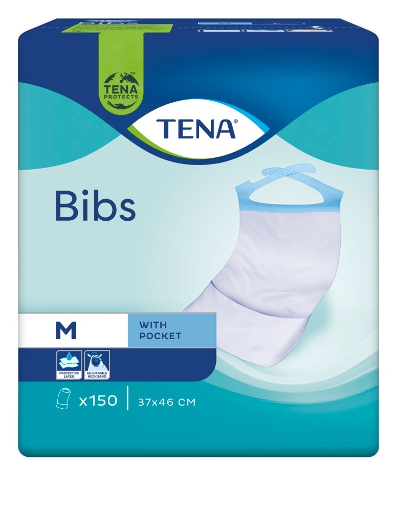 TENA Bibs priekšauti 37x46cm, 150 gab. - Produkta attēls 