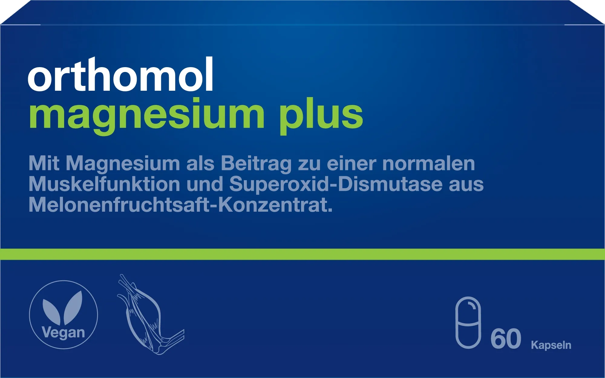 ORTHOMOL Magnesium Plus kapsulas, 60 gab - Produkta attēls 